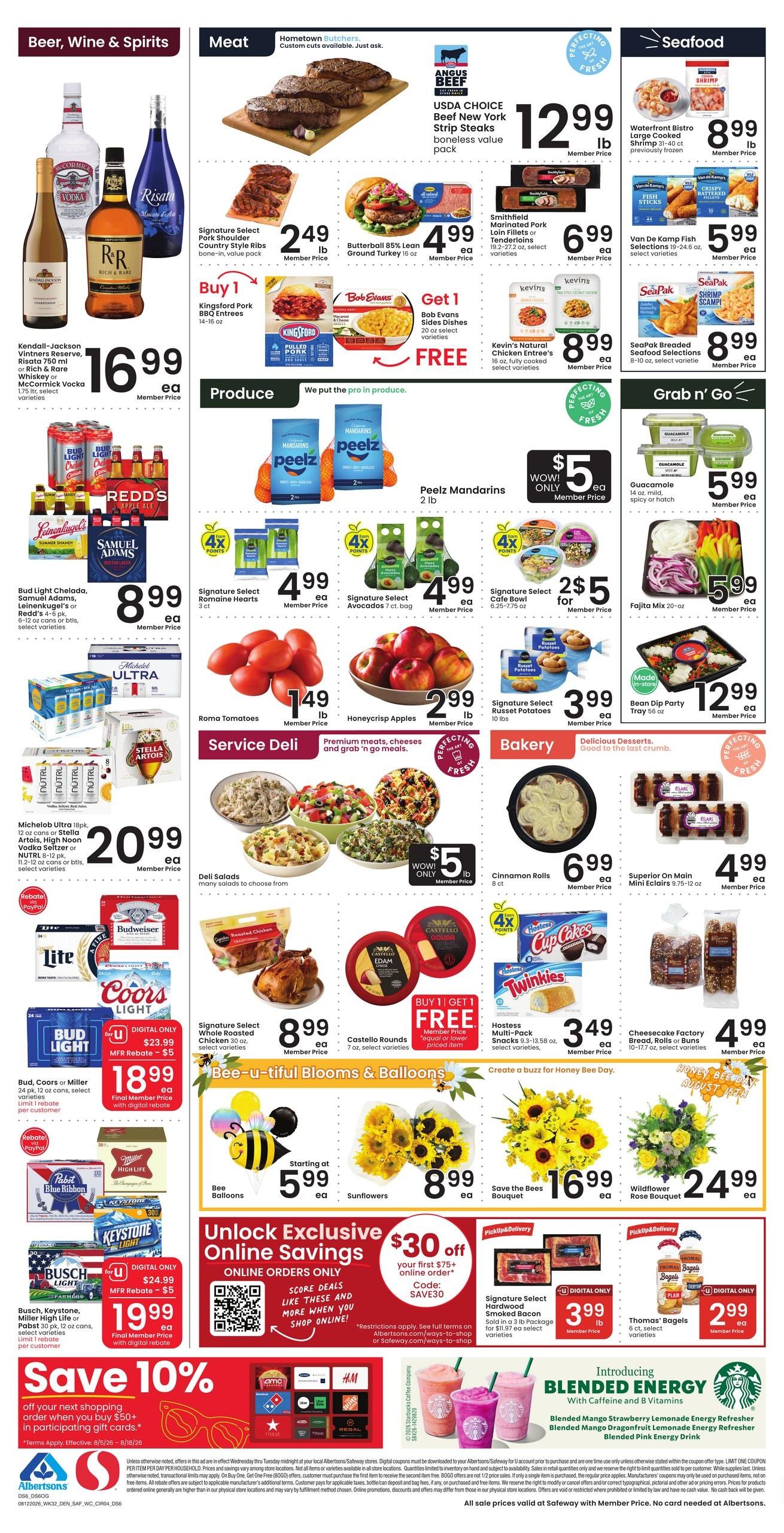 Safeway (NE, WY) Weekly Ad August 12 - 18, 2026
