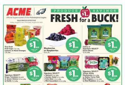 Acme Markets (Dover Area, DE) Weekly Ad August 14 - 20, 2026