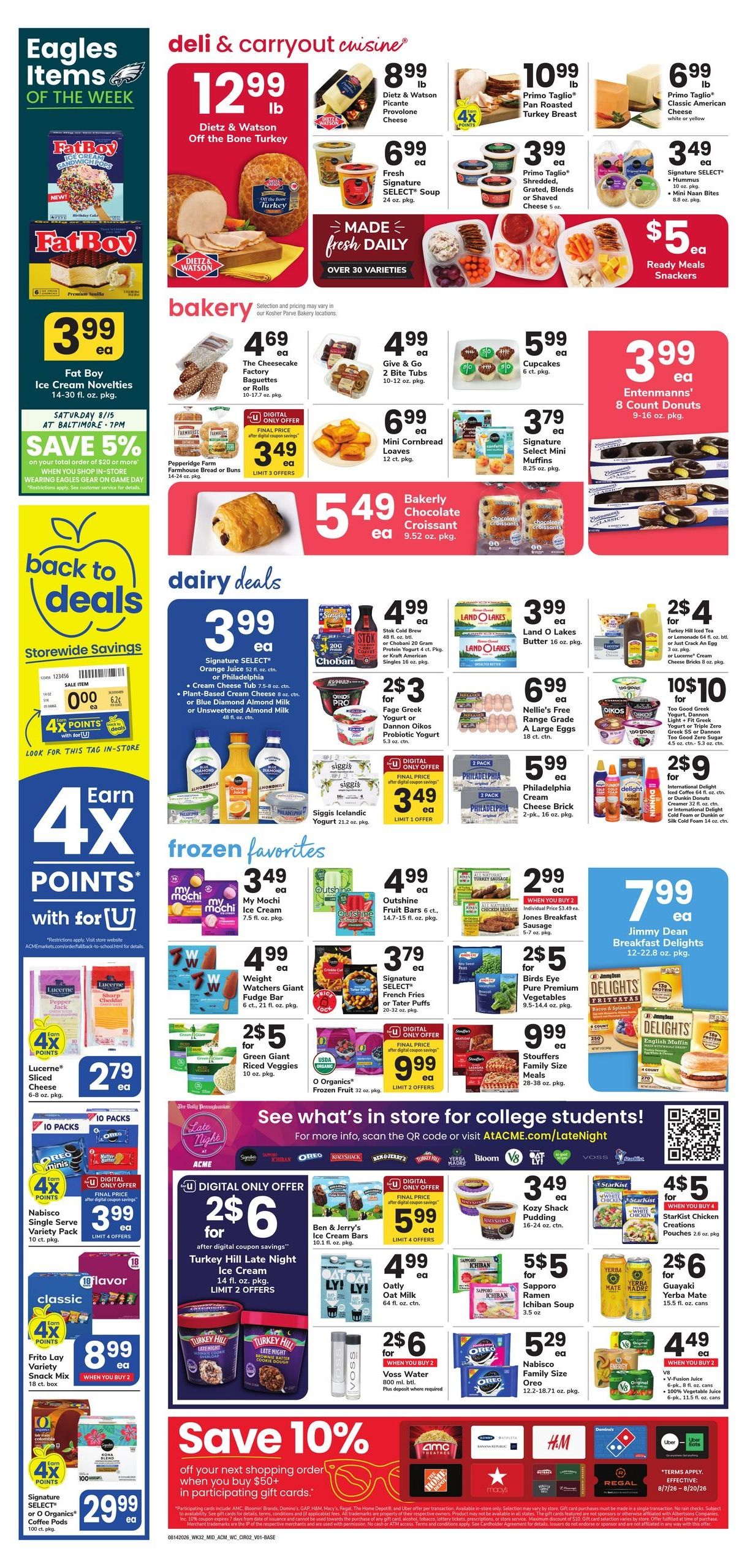 Acme Markets (Dover Area, DE) Weekly Ad August 14 - 20, 2026