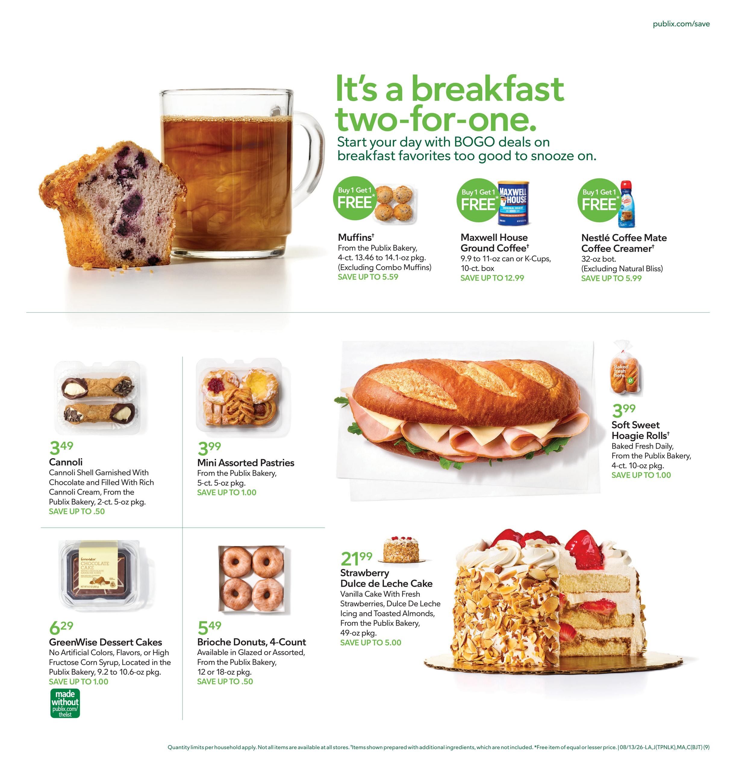 Publix (Saint Augustine–Jacksonville Area, FL) Weekly Ad August 13 - 19, 2026