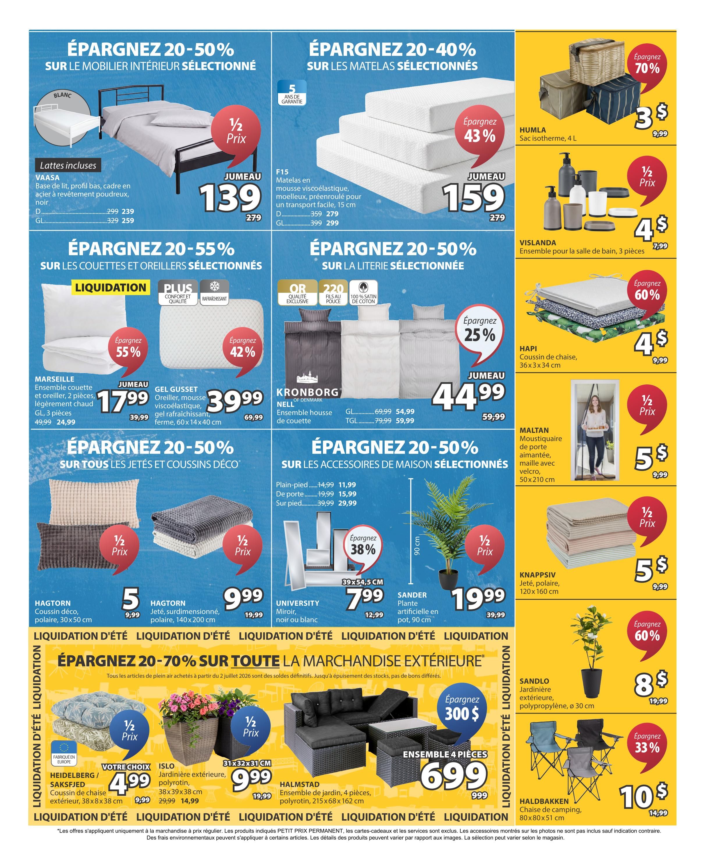 JYSK (QC) Flyer August 13 to 26