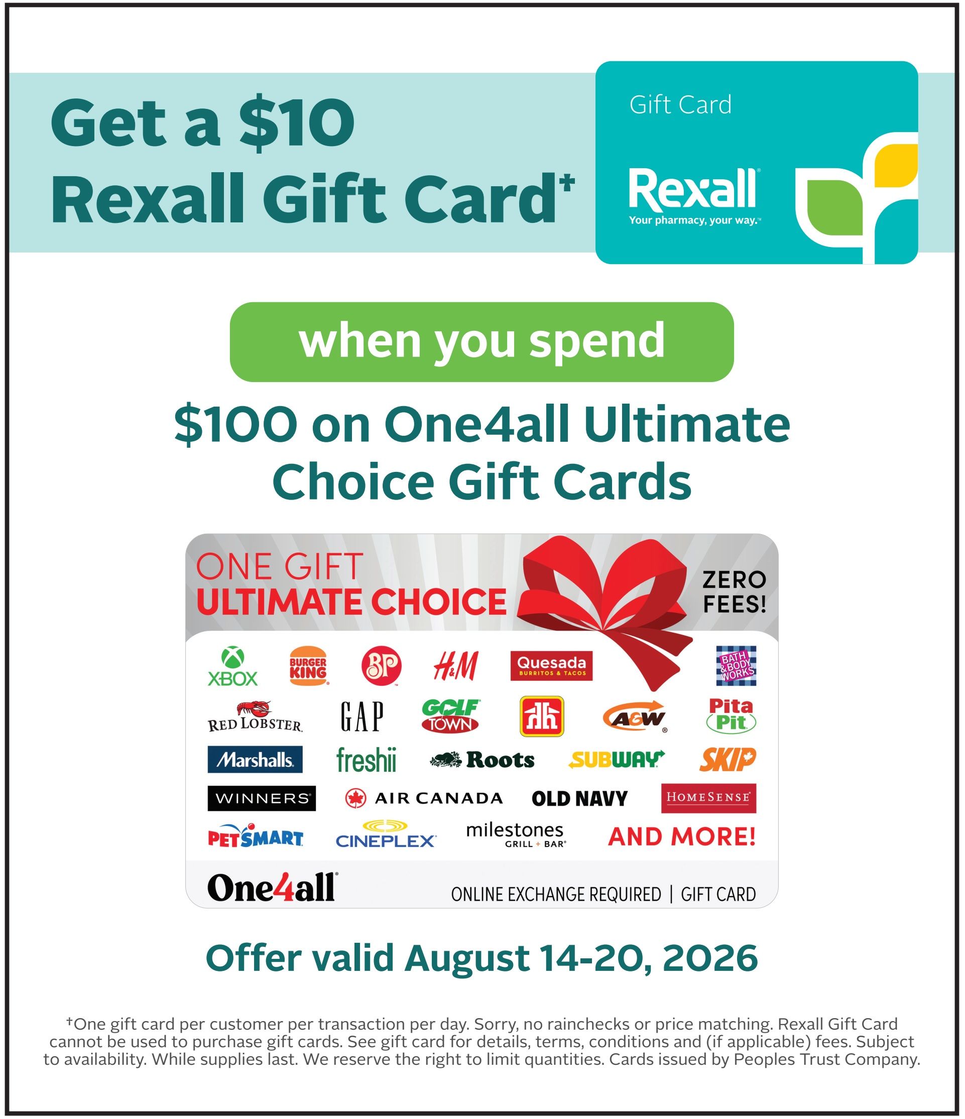 Rexall (MB) Flyer August 14 to 20