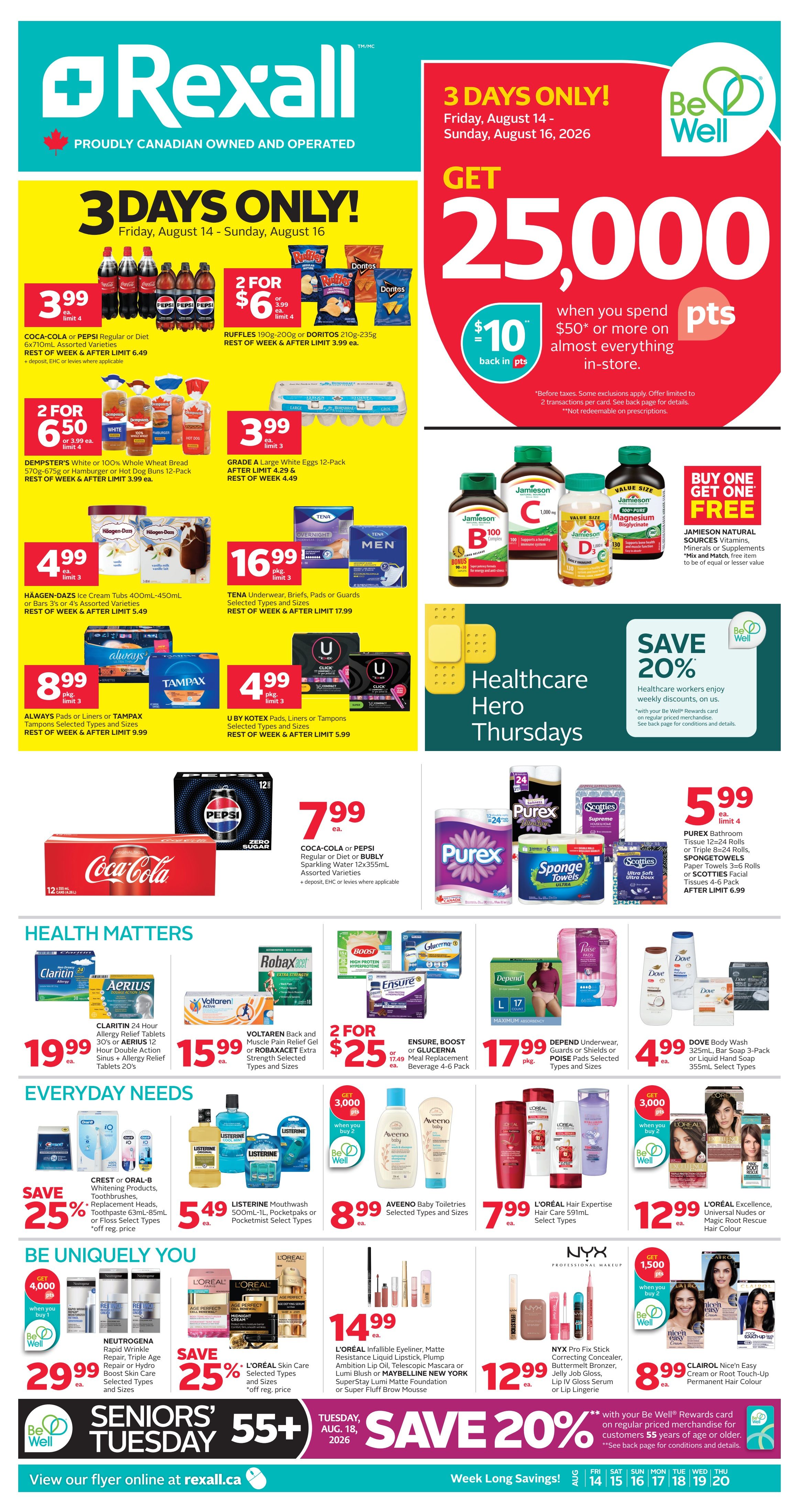 Rexall (MB) Flyer August 14 to 20