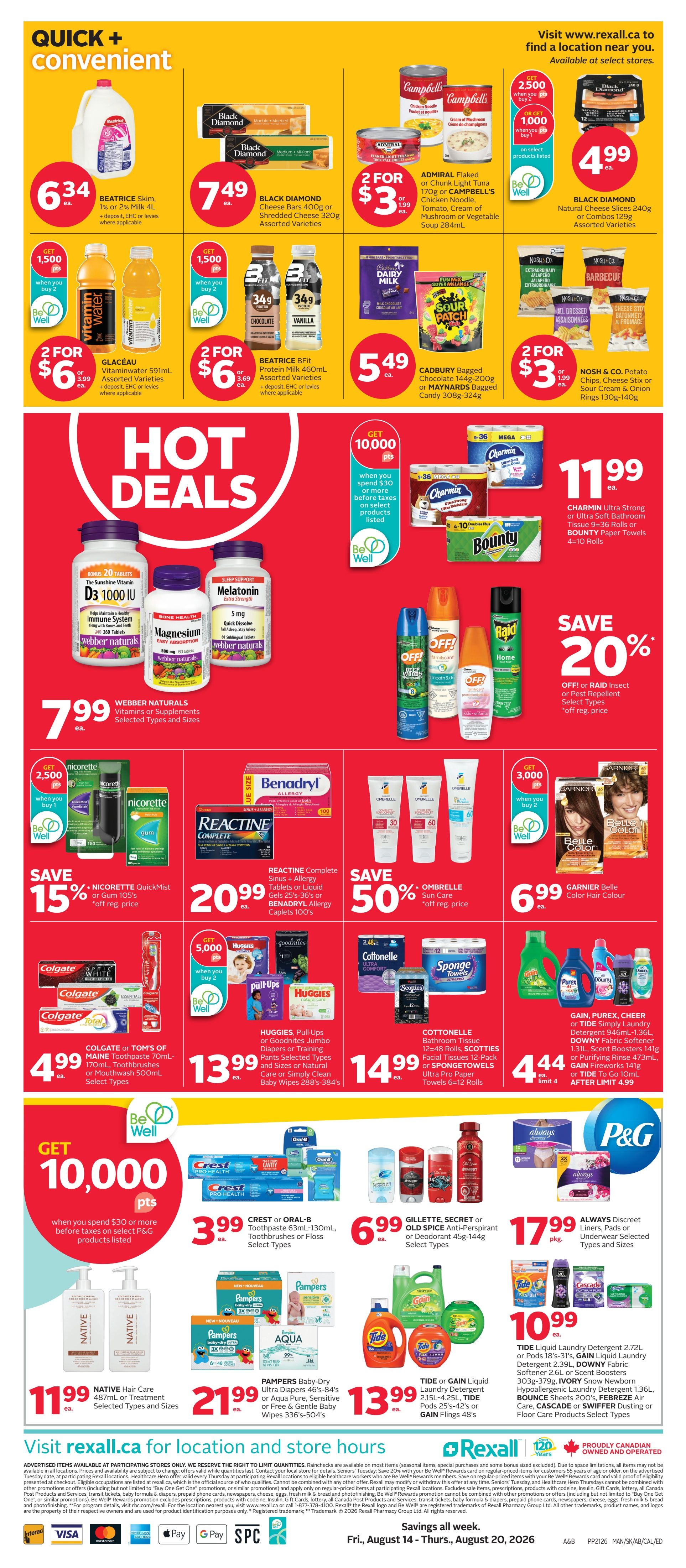 Rexall (MB) Flyer August 14 to 20
