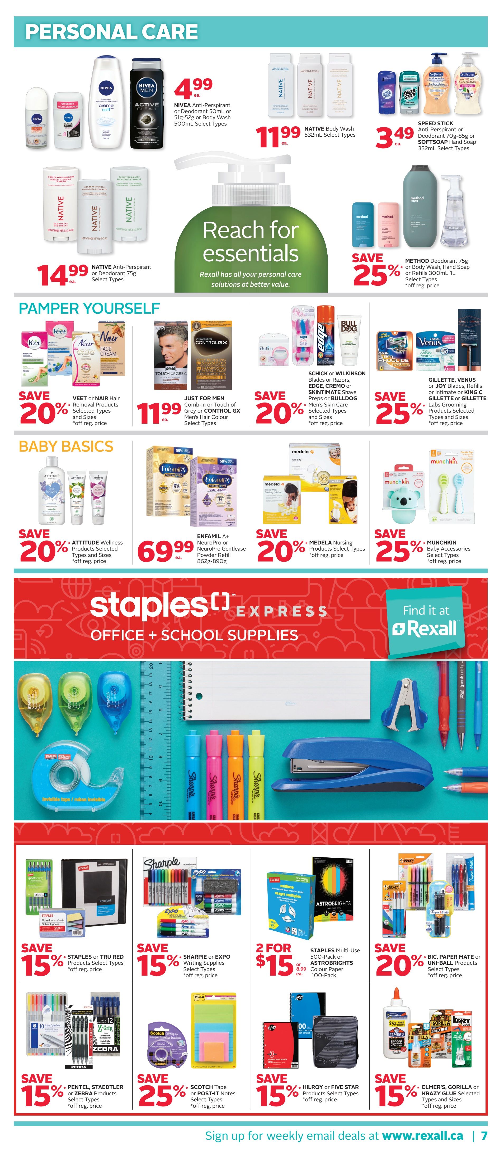 Rexall (AB, SK) Flyer August 14 to 20