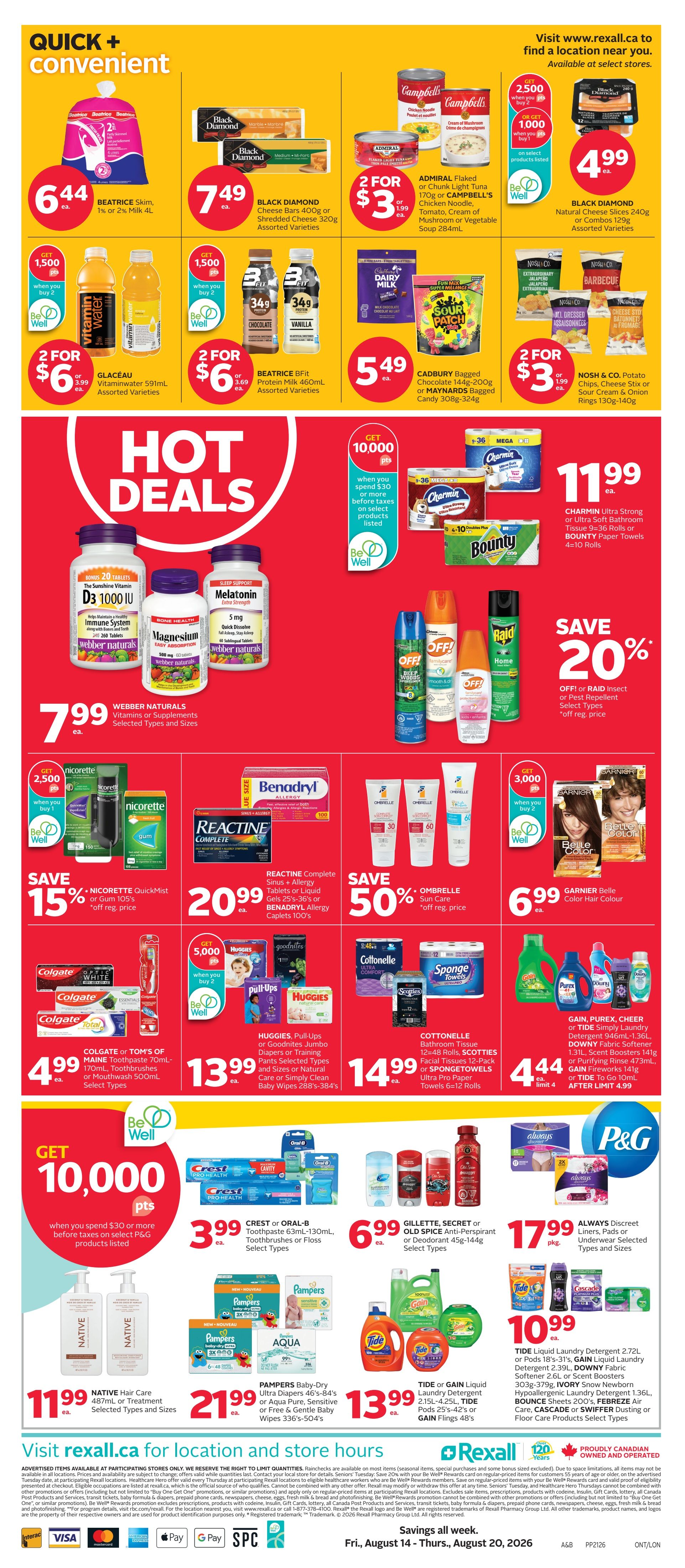 Rexall (ON) Flyer August 14 to 20
