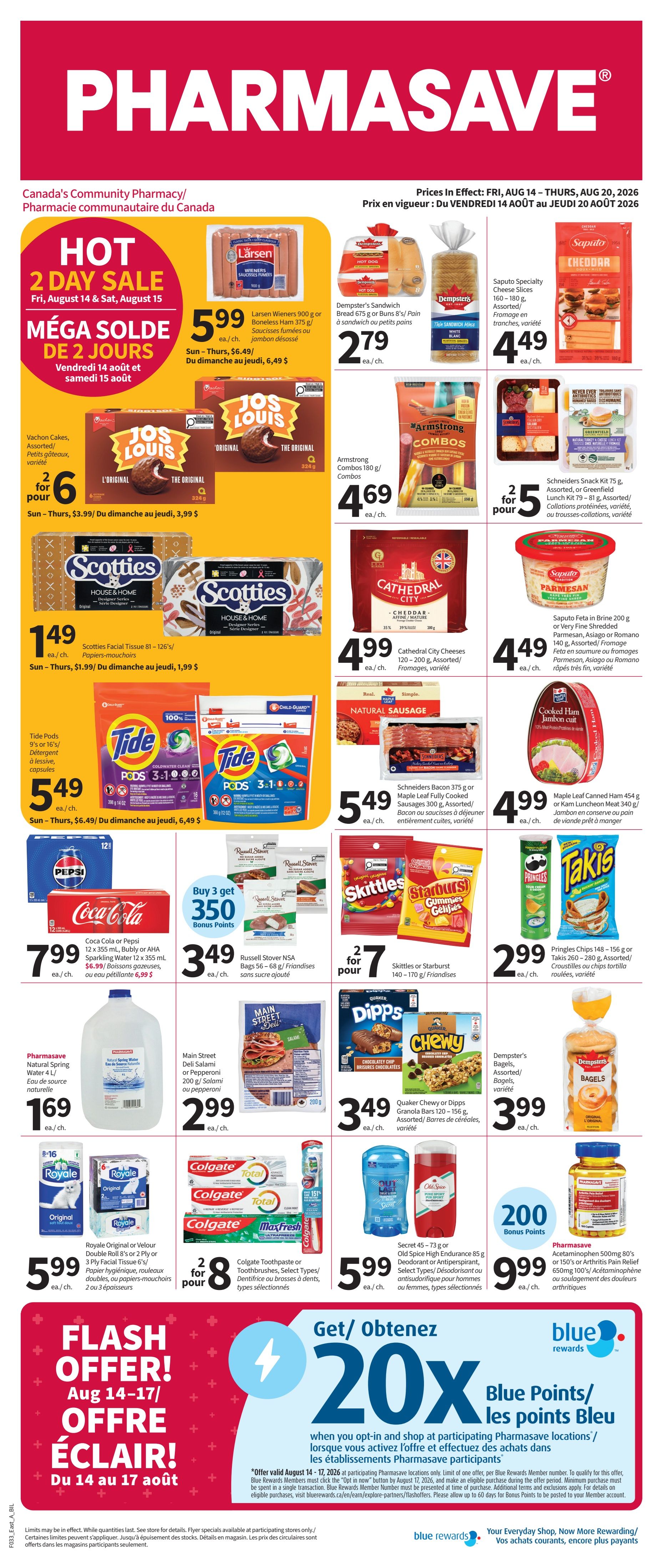Pharmasave (NB) Flyer August 14 to 20