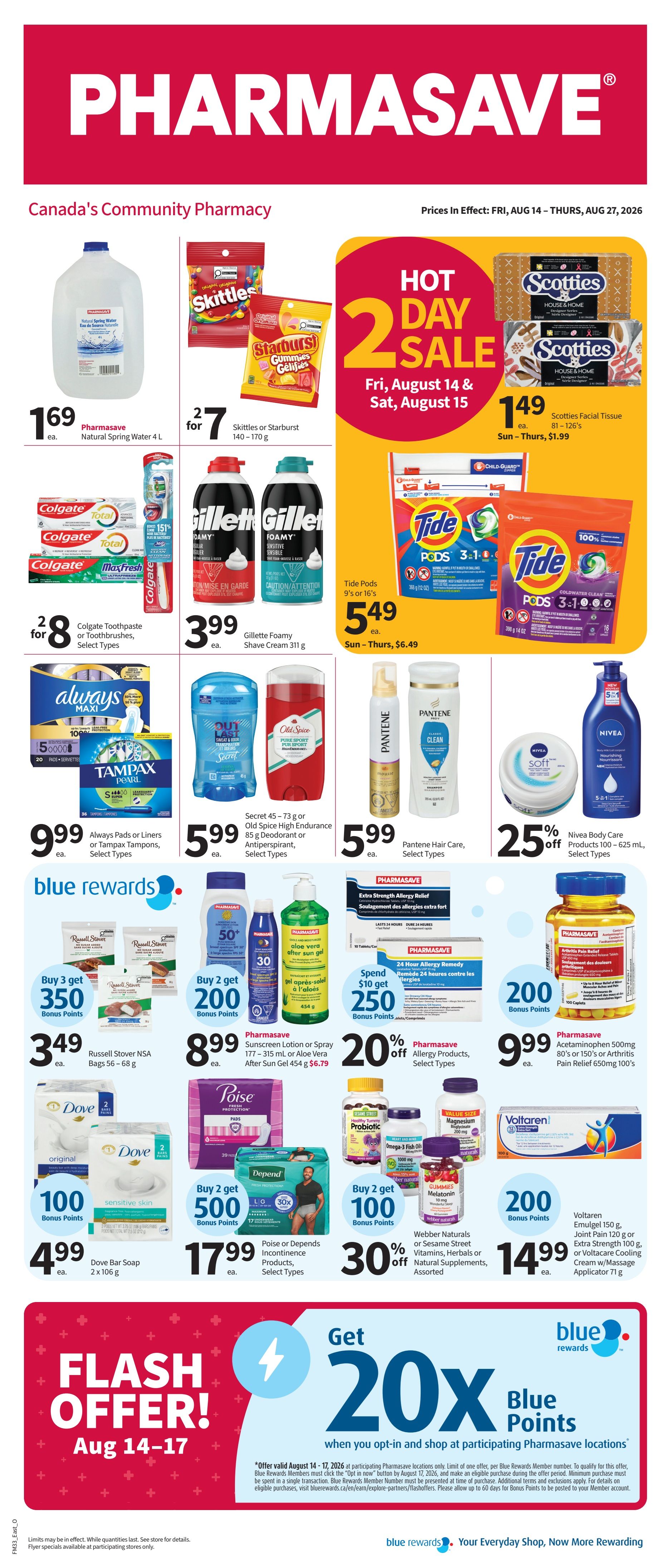 Pharmasave (ON) Flyer August 14 to 27