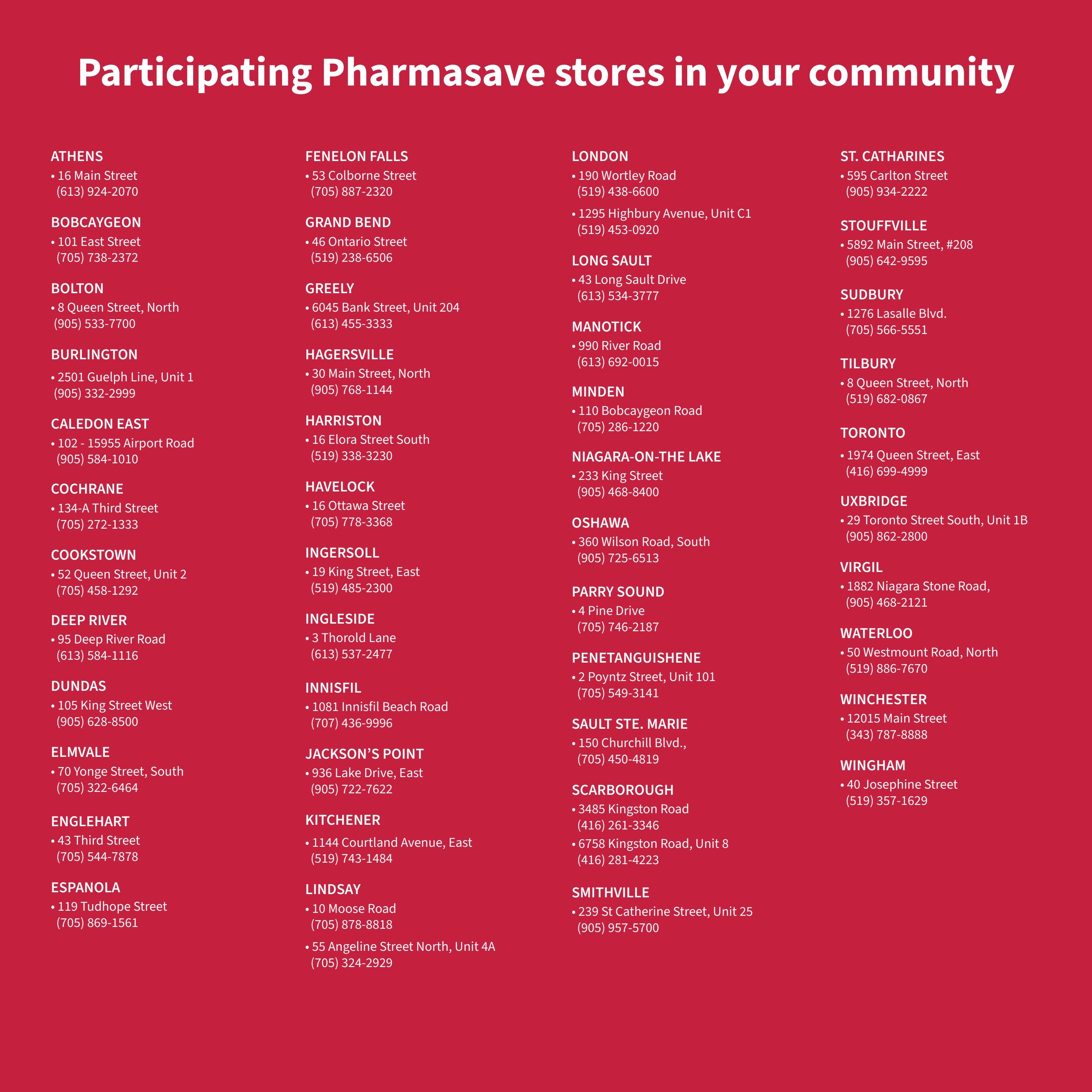Pharmasave (ON) Flyer August 14 to 27
