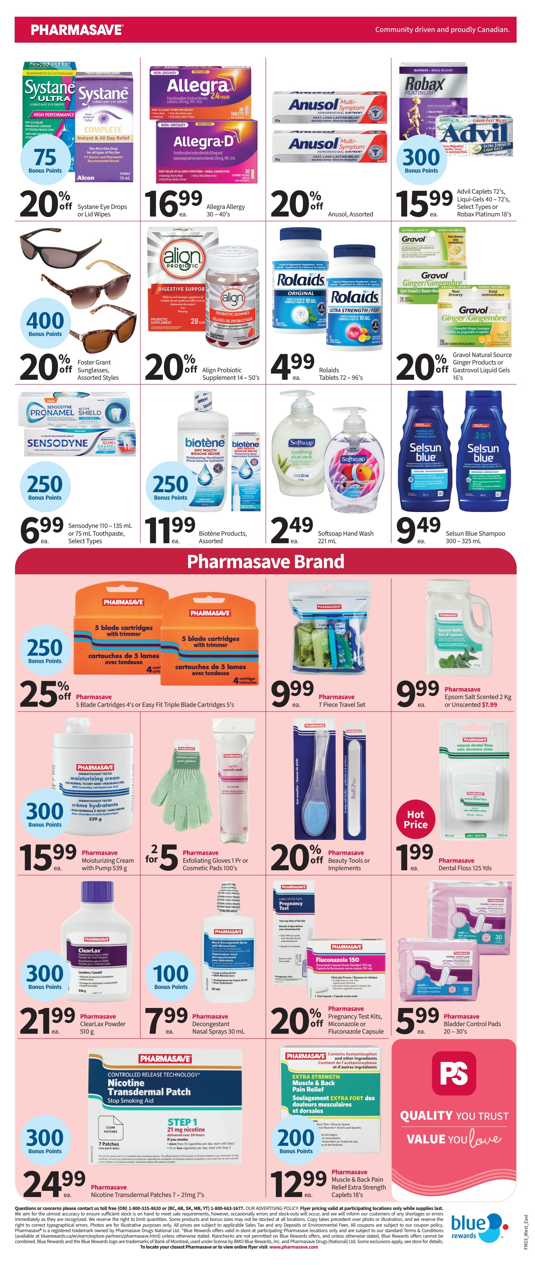 Pharmasave (West) Flyer August 14 to 27