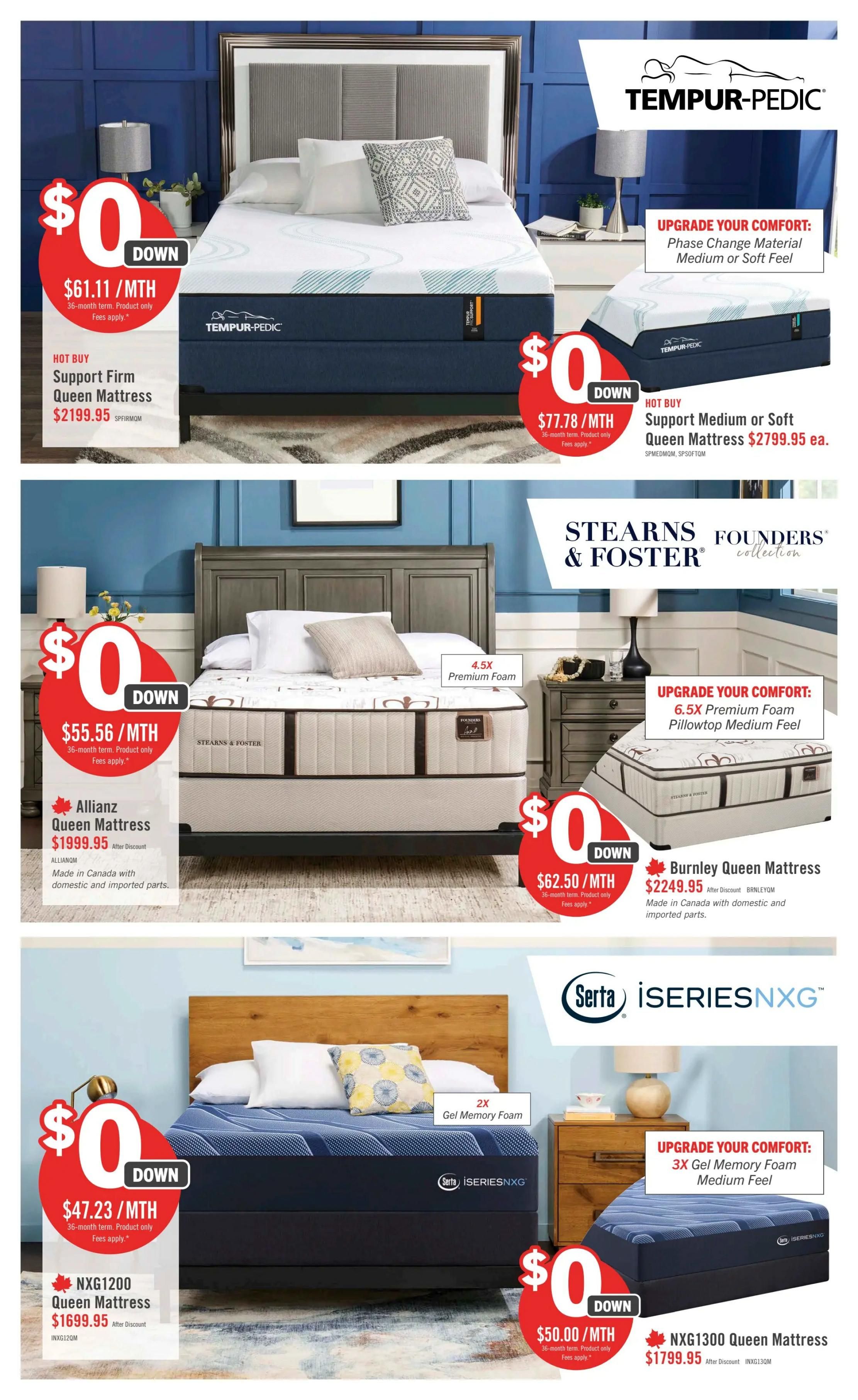 The Brick Mattress Store Flyer August 13 to 19
