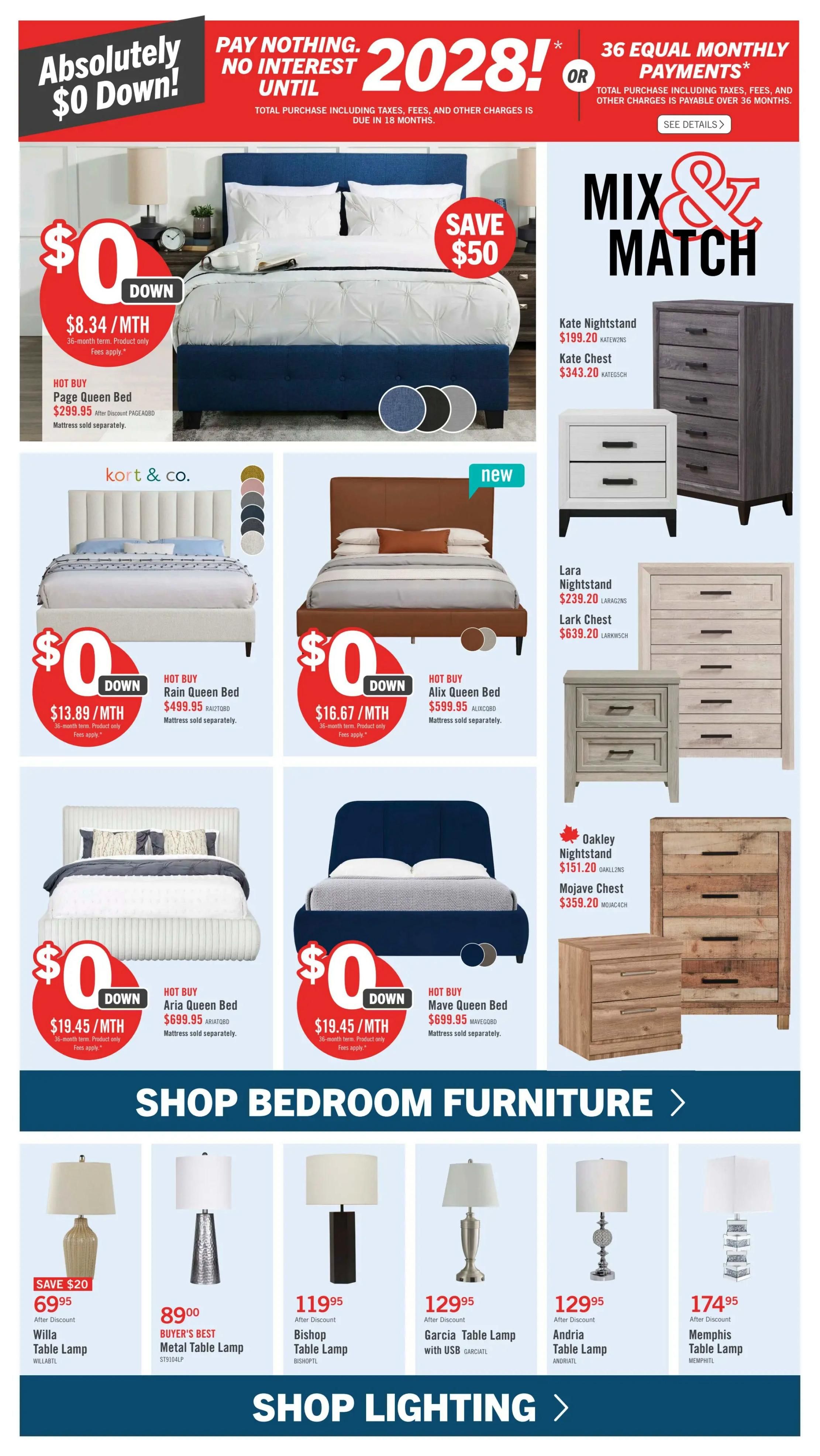 The Brick Mattress Store Flyer August 13 to 19