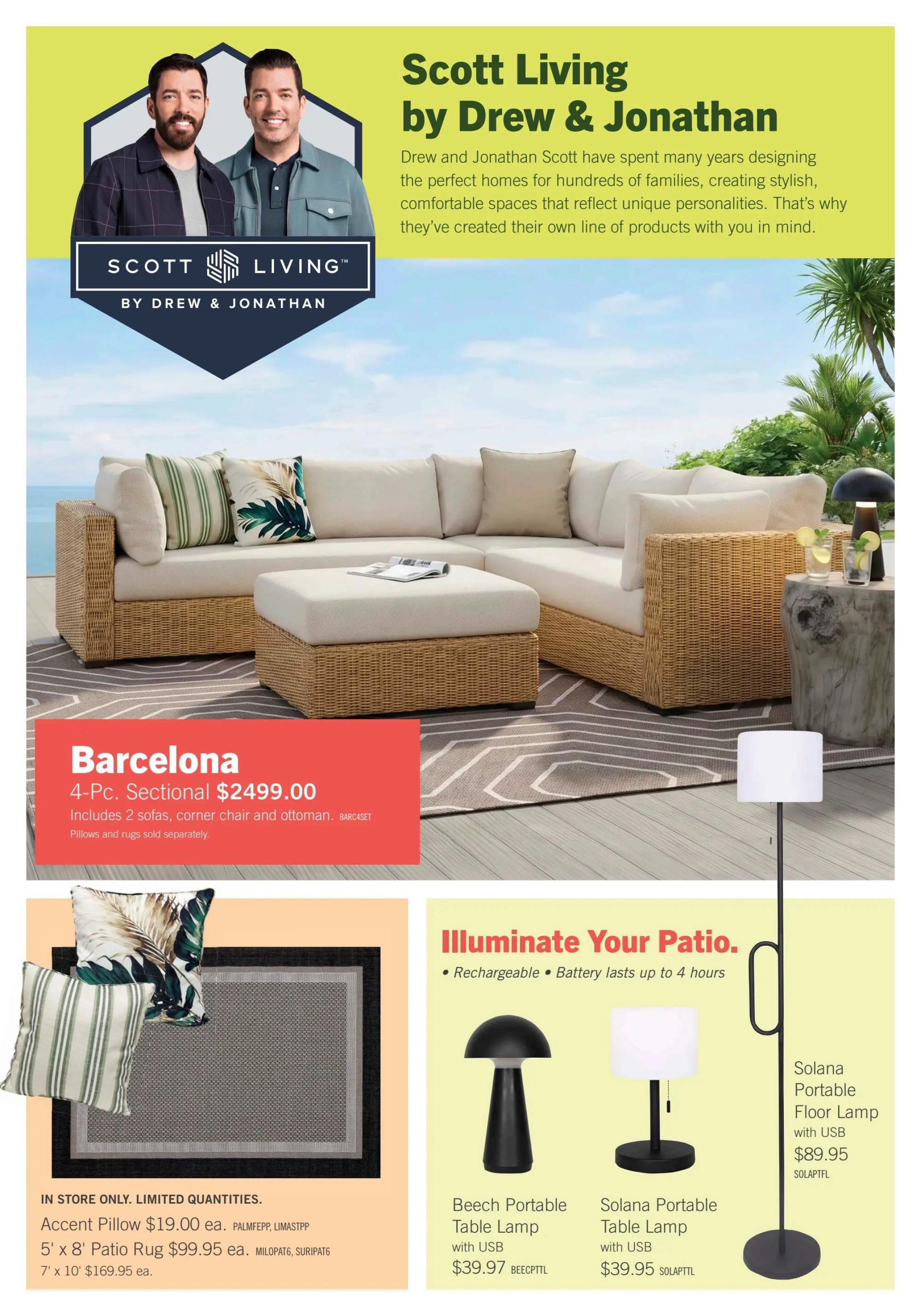 The Brick Live Outside In Style Flyer August 13 to September 24