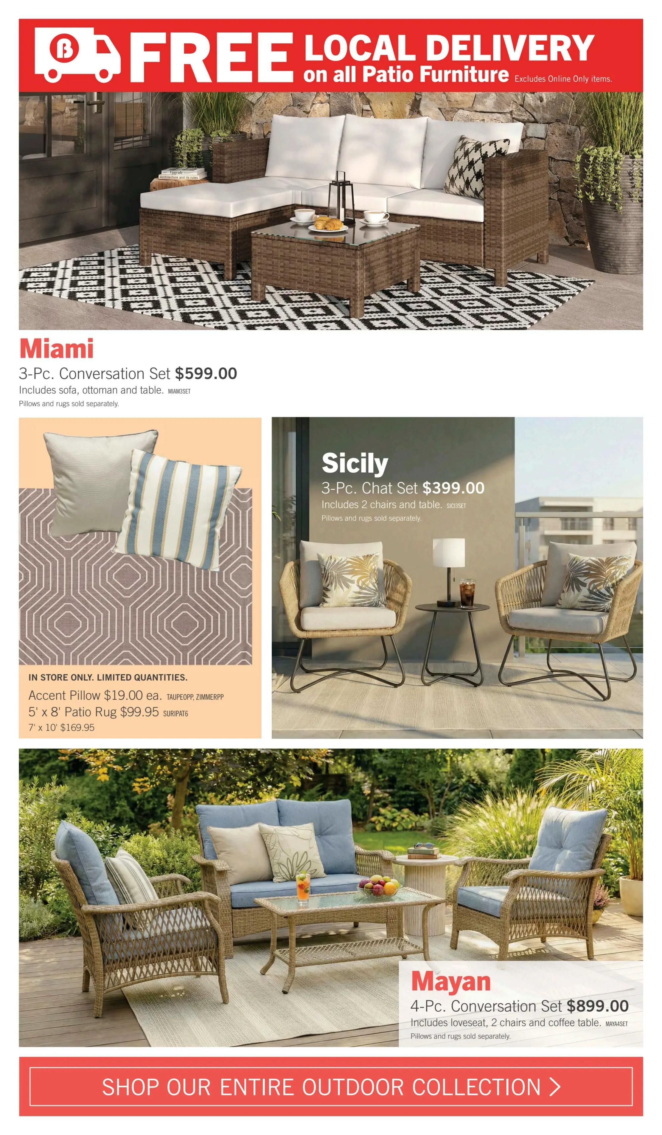 The Brick Live Outside In Style Flyer August 13 to September 24