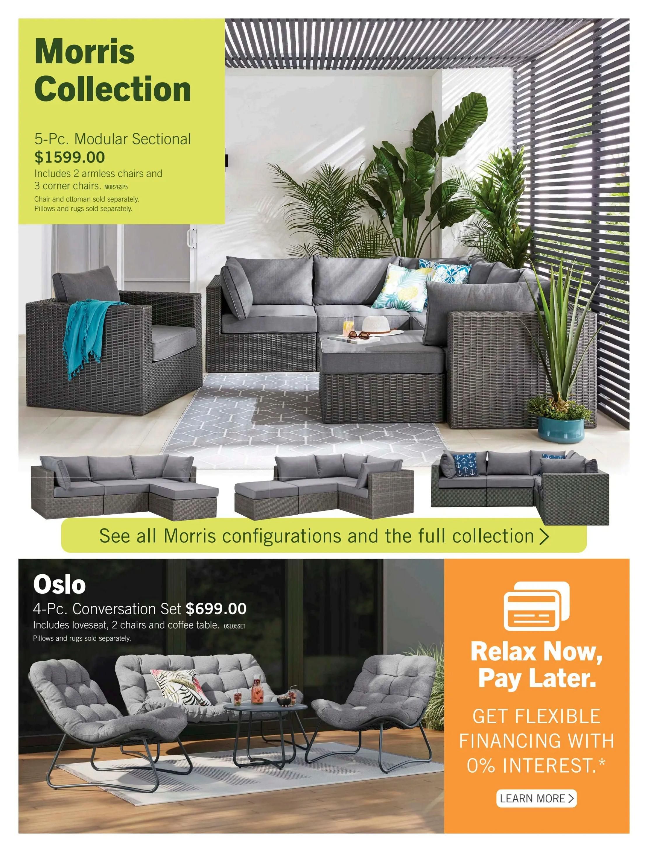 The Brick Live Outside In Style Flyer August 13 to September 24