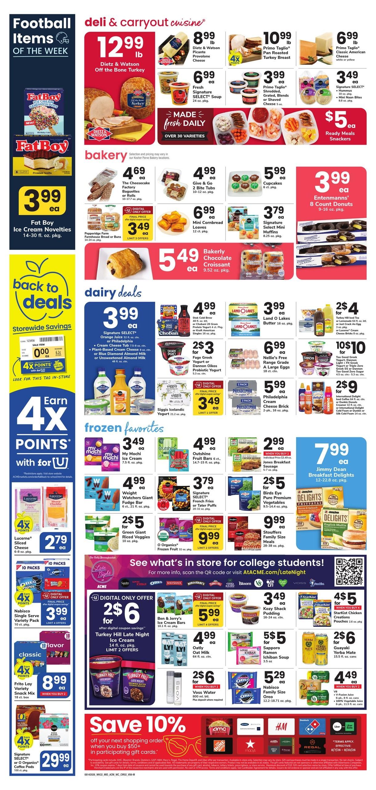 Acme Markets (Baltimore–Annapolis Area, MD) Weekly Ad August 14 - 20, 2026