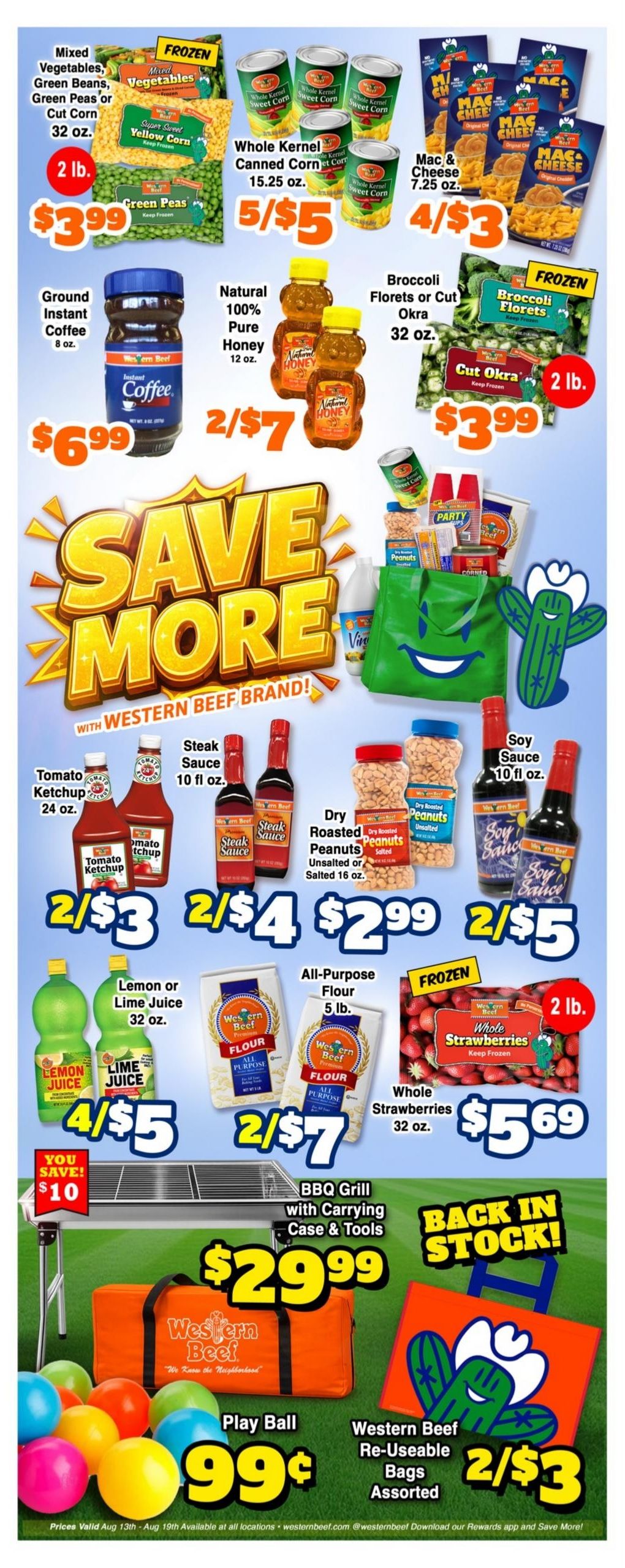 Western Beef (Elizabeth Area, NJ) Weekly Ad August 13 - 19, 2026