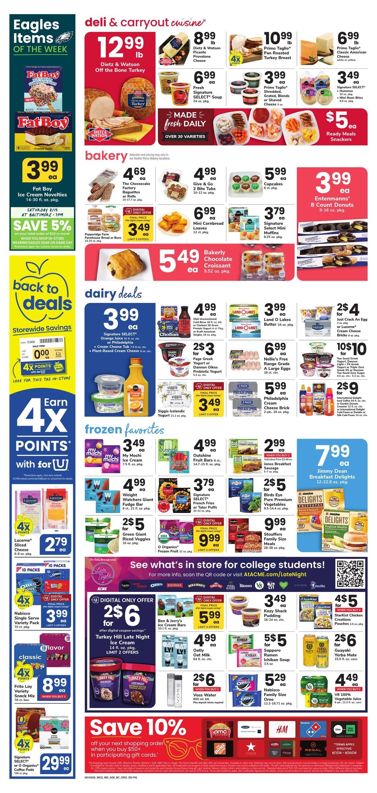 Acme Markets (Philadelphia Area, PA) Weekly Ad August 14 - 20, 2026