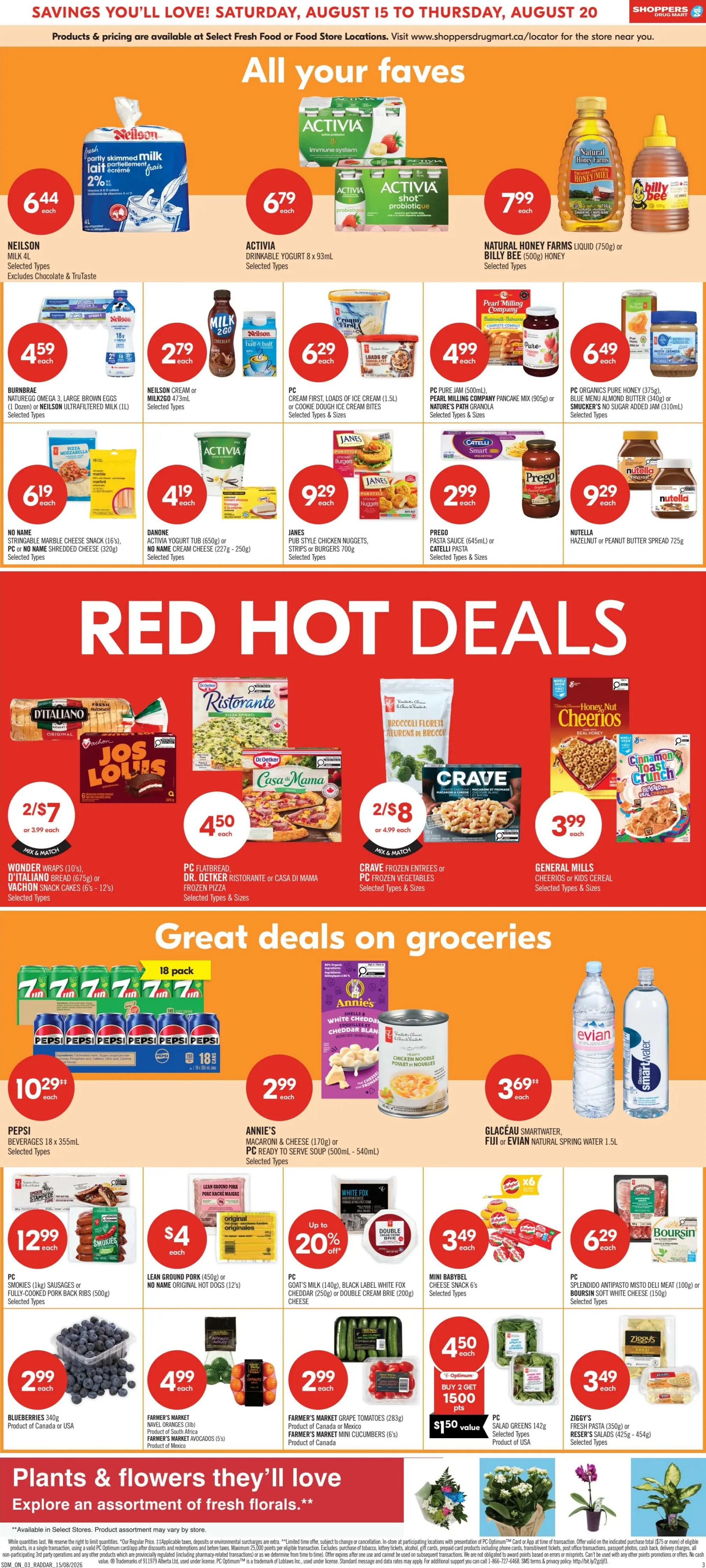 Shoppers Drug Mart (ON) Flyer August 15 to 20