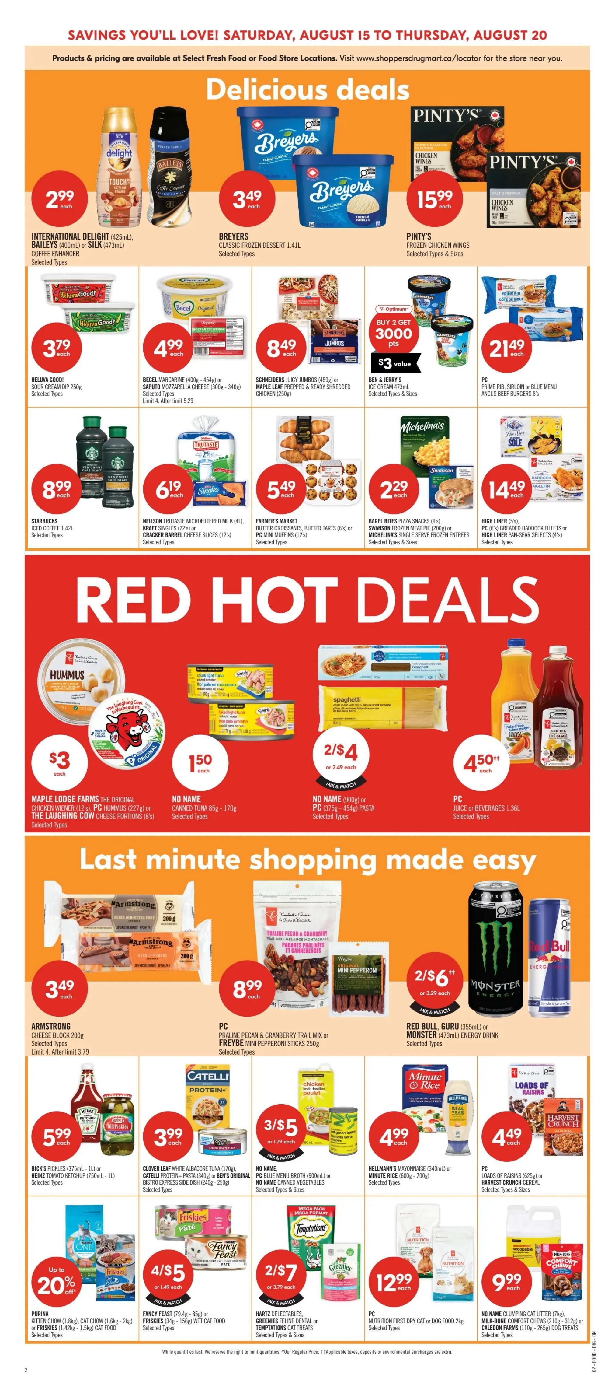 Shoppers Drug Mart (ON) Flyer August 15 to 20