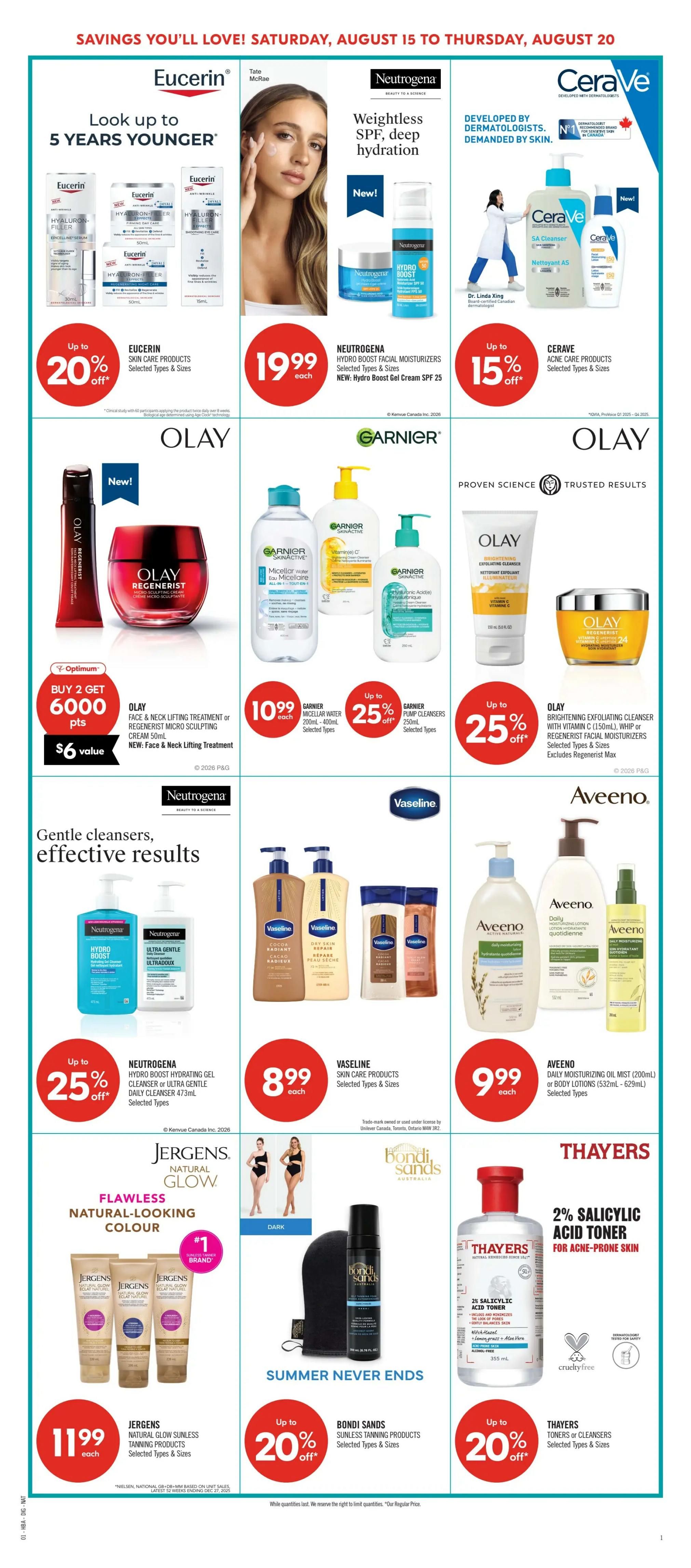 Shoppers Drug Mart (Atlantic) Flyer August 15 to 20