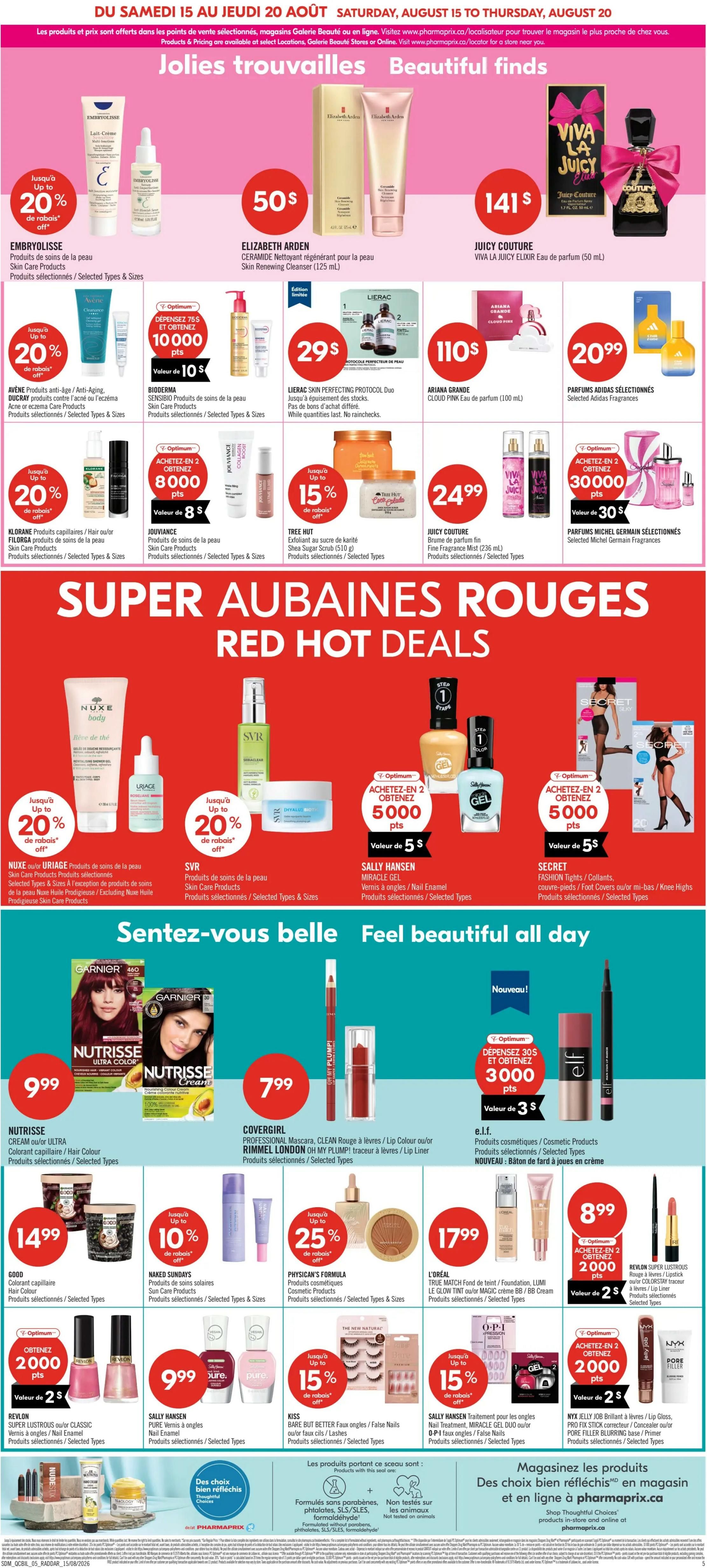 Pharmaprix Flyer August 15 to 20