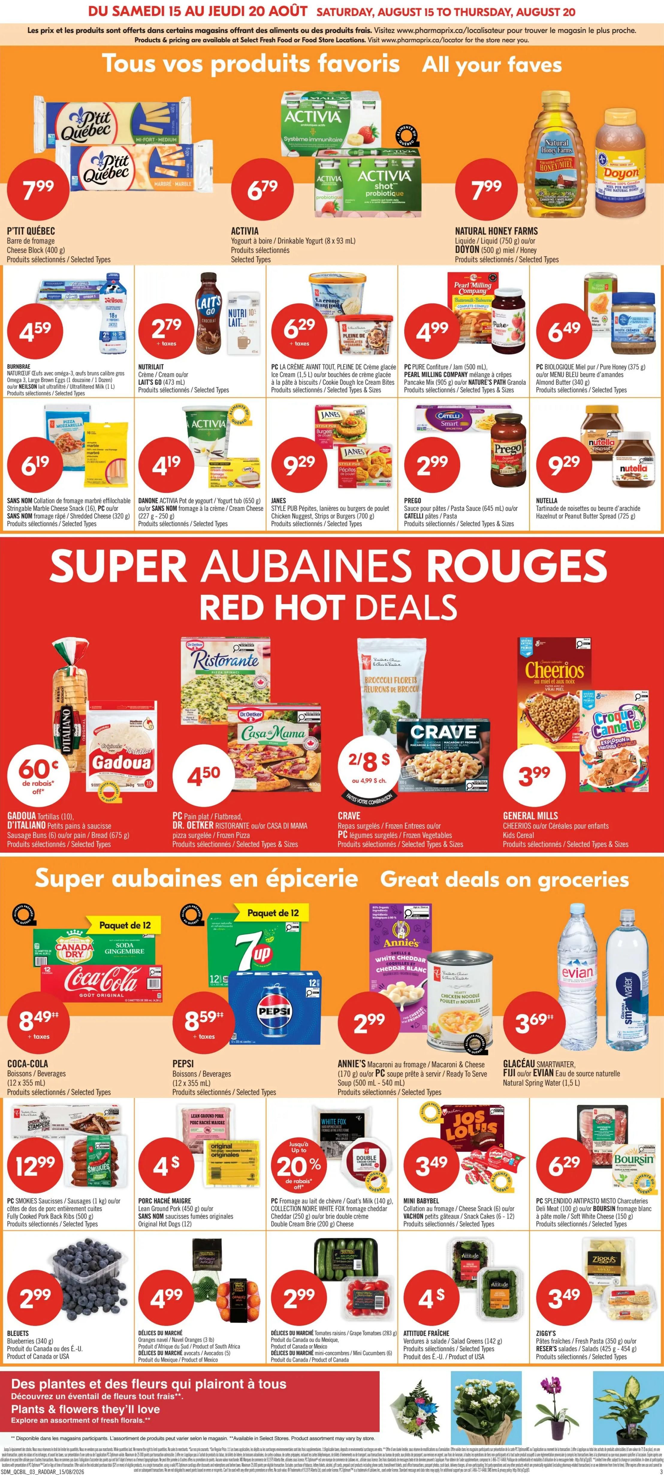 Pharmaprix Flyer August 15 to 20
