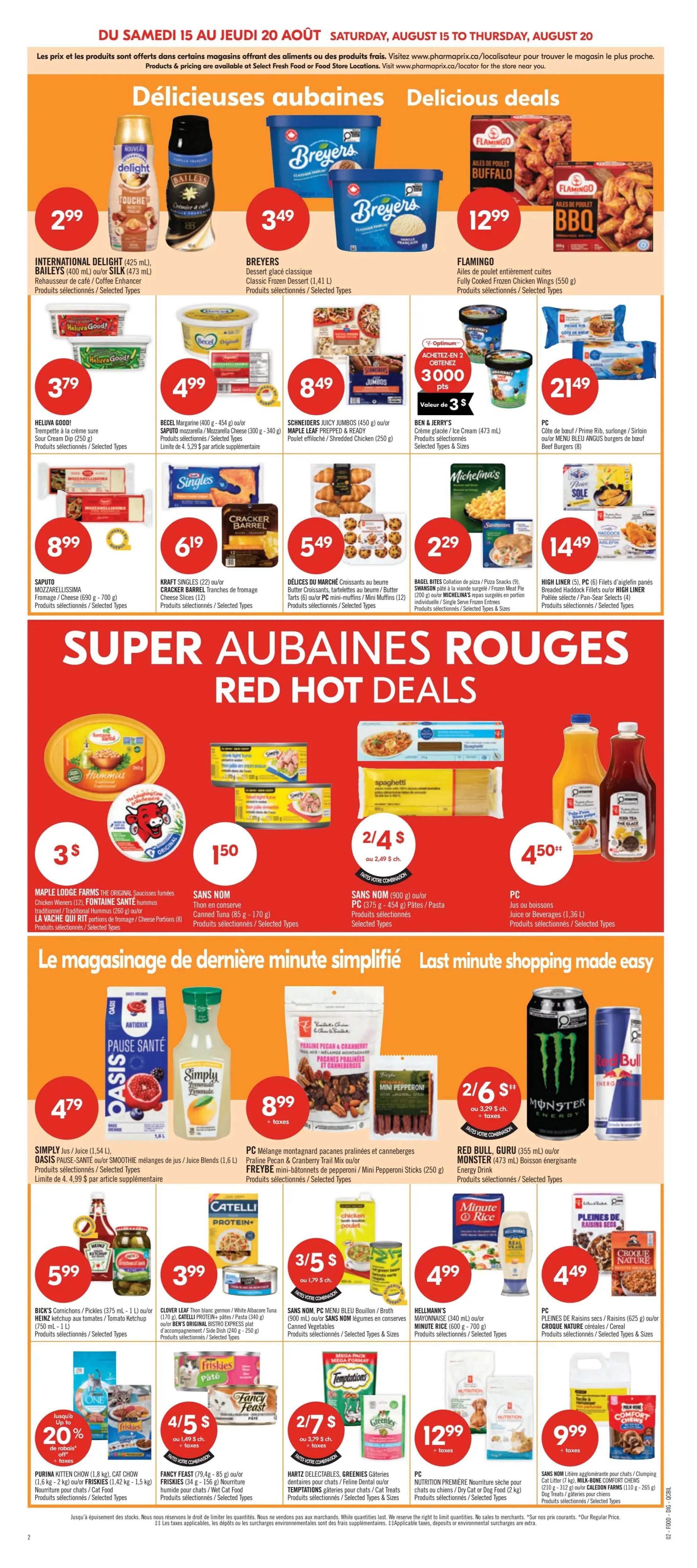 Pharmaprix Flyer August 15 to 20