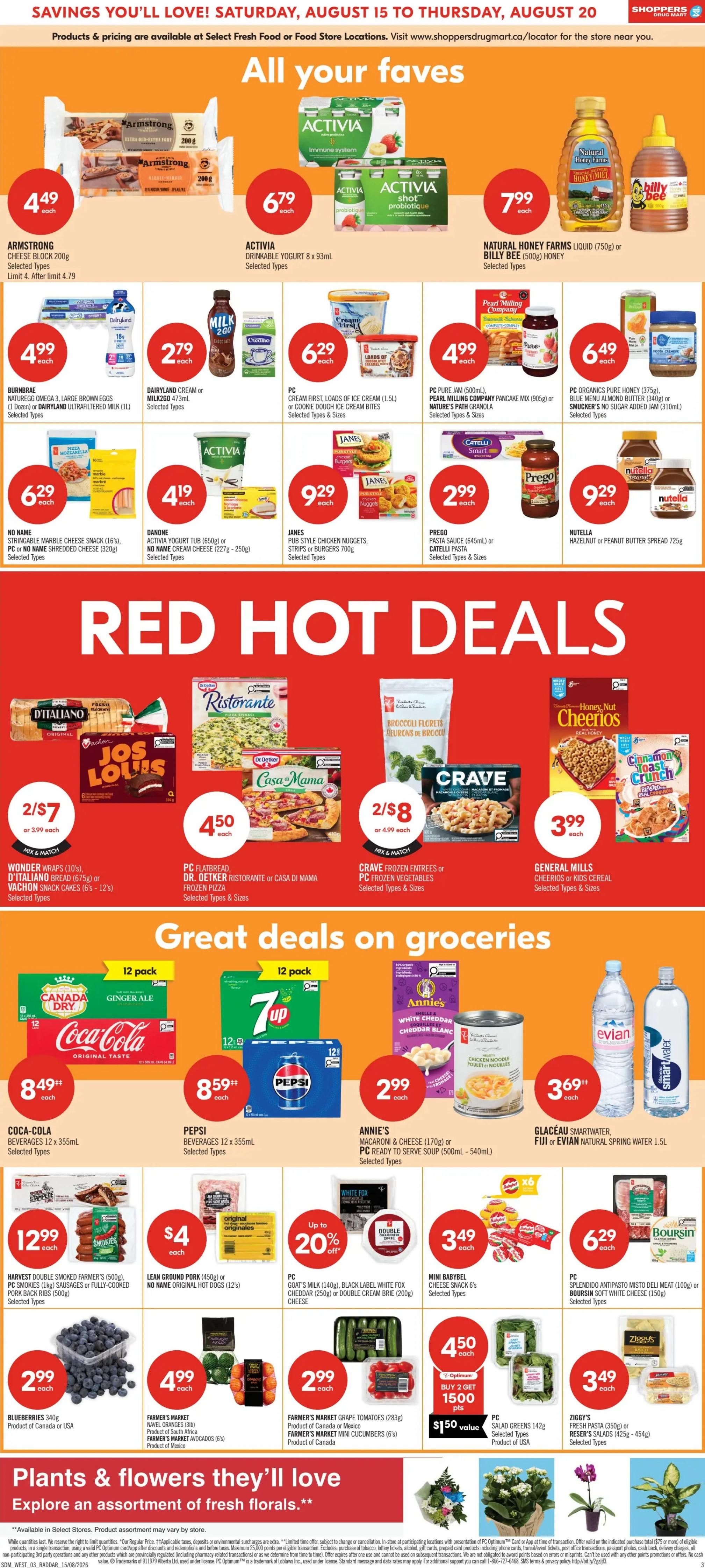 Shoppers Drug Mart (West) Flyer August 15 to 20