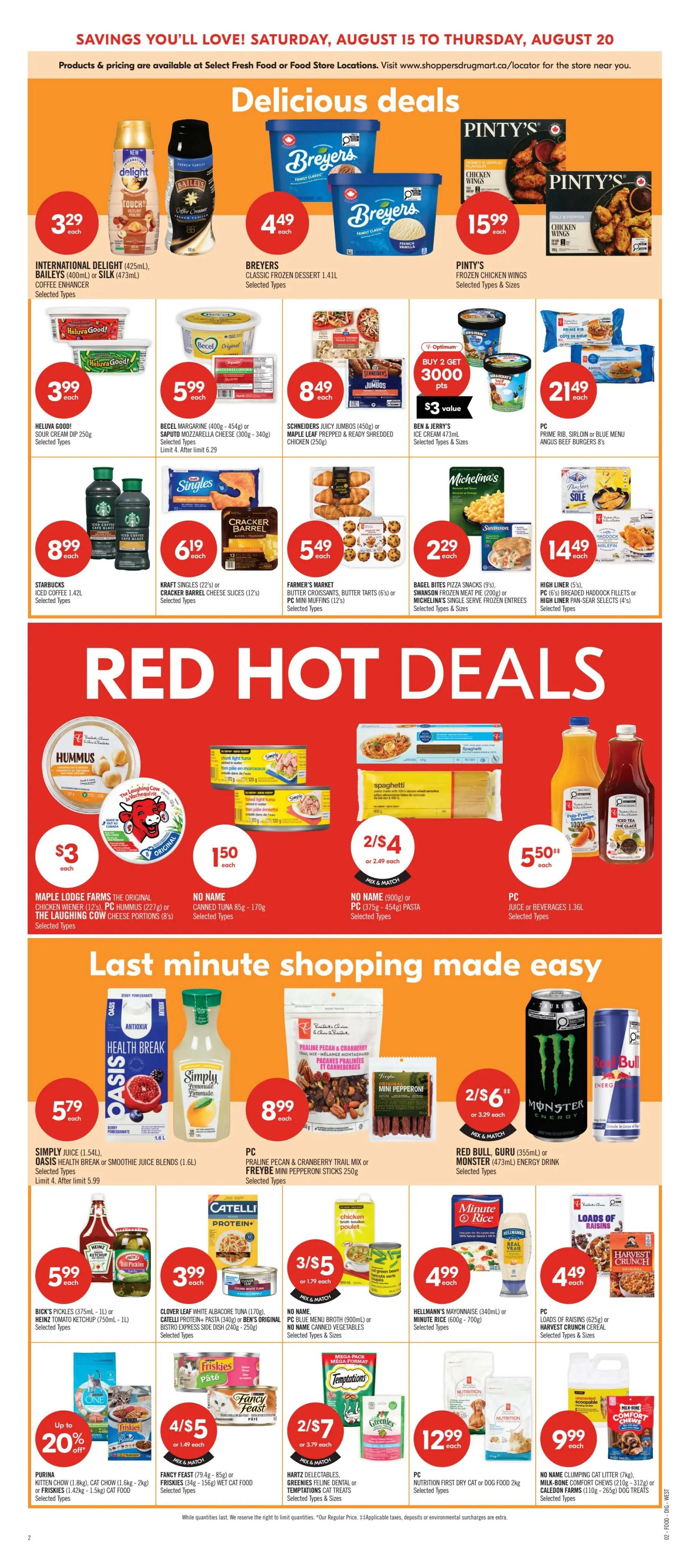 Shoppers Drug Mart (West) Flyer August 15 to 20