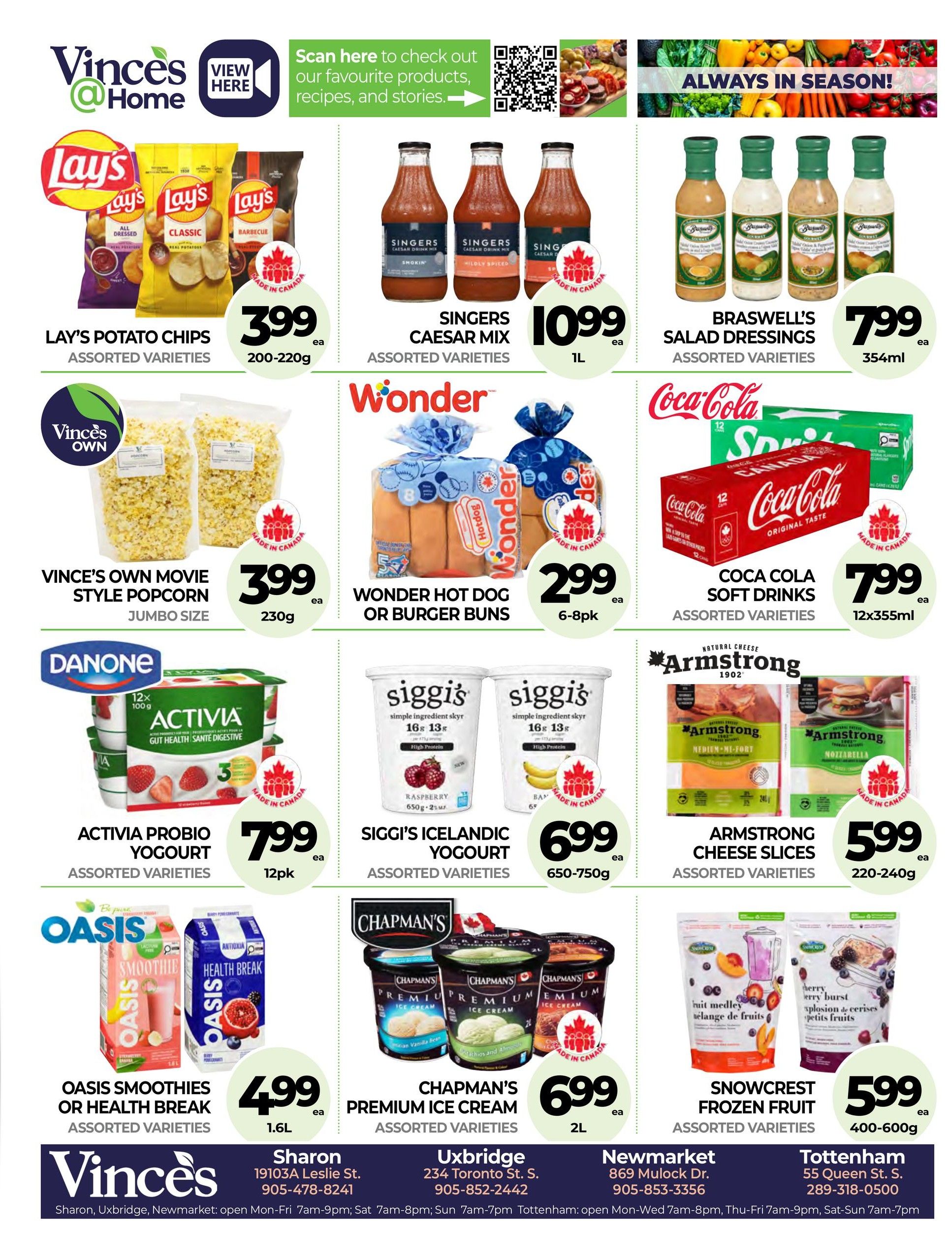 Vince's Market Flyer August 13 to September 2