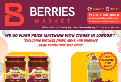 Berries Market Flyer August 13 to 19