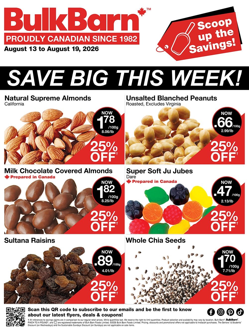 Bulk Barn Flyer August 13 to 19
