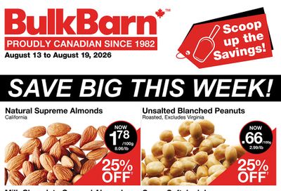 Bulk Barn Flyer August 13 to 19