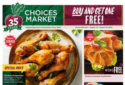 Choices Market Flyer August 13 to 19