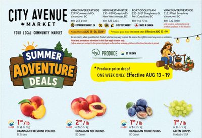 City Avenue Market Flyer August 13 to 26