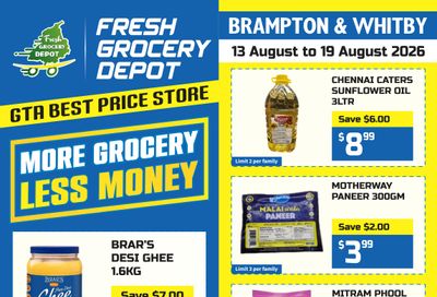 Fresh Grocery Depot Flyer August 13 to 19