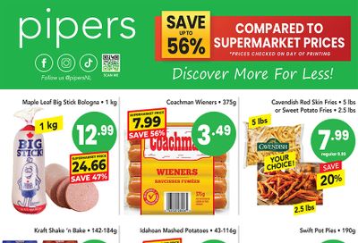 Pipers Superstore Flyer August 13 to 19