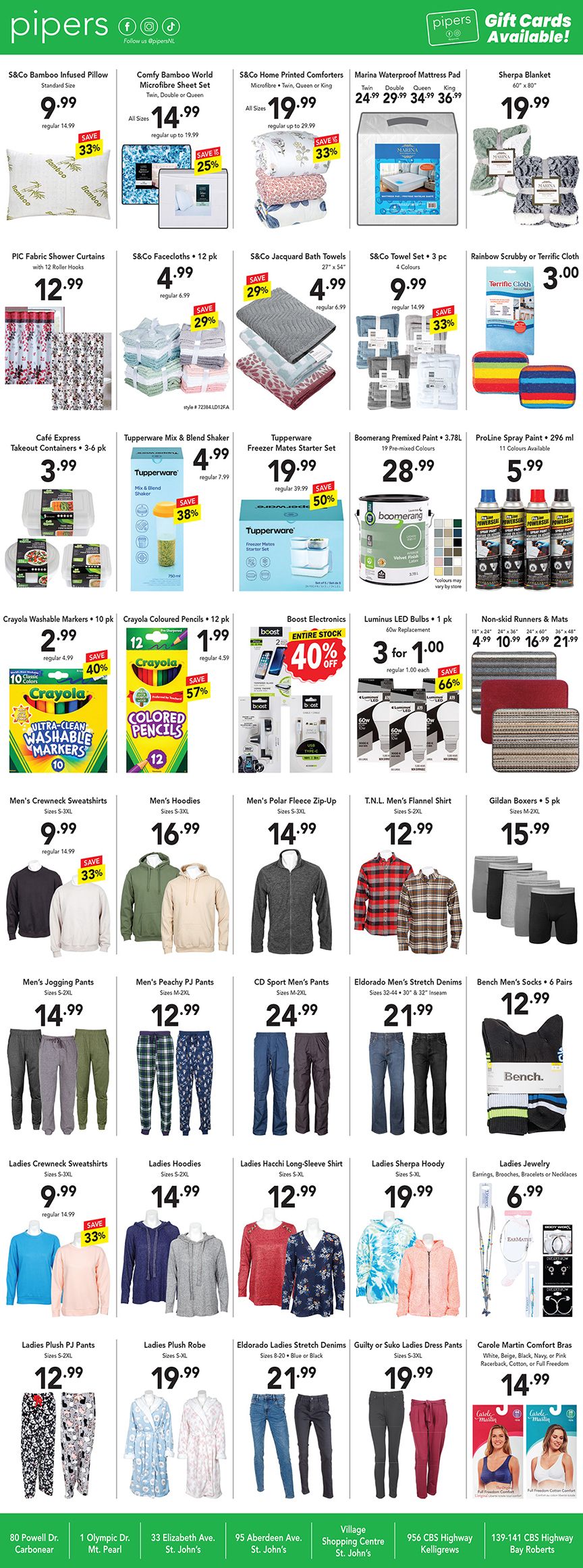 Pipers Superstore Flyer August 13 to 19