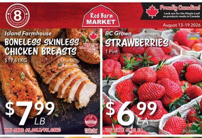 Red Barn Market Flyer August 13 to 19