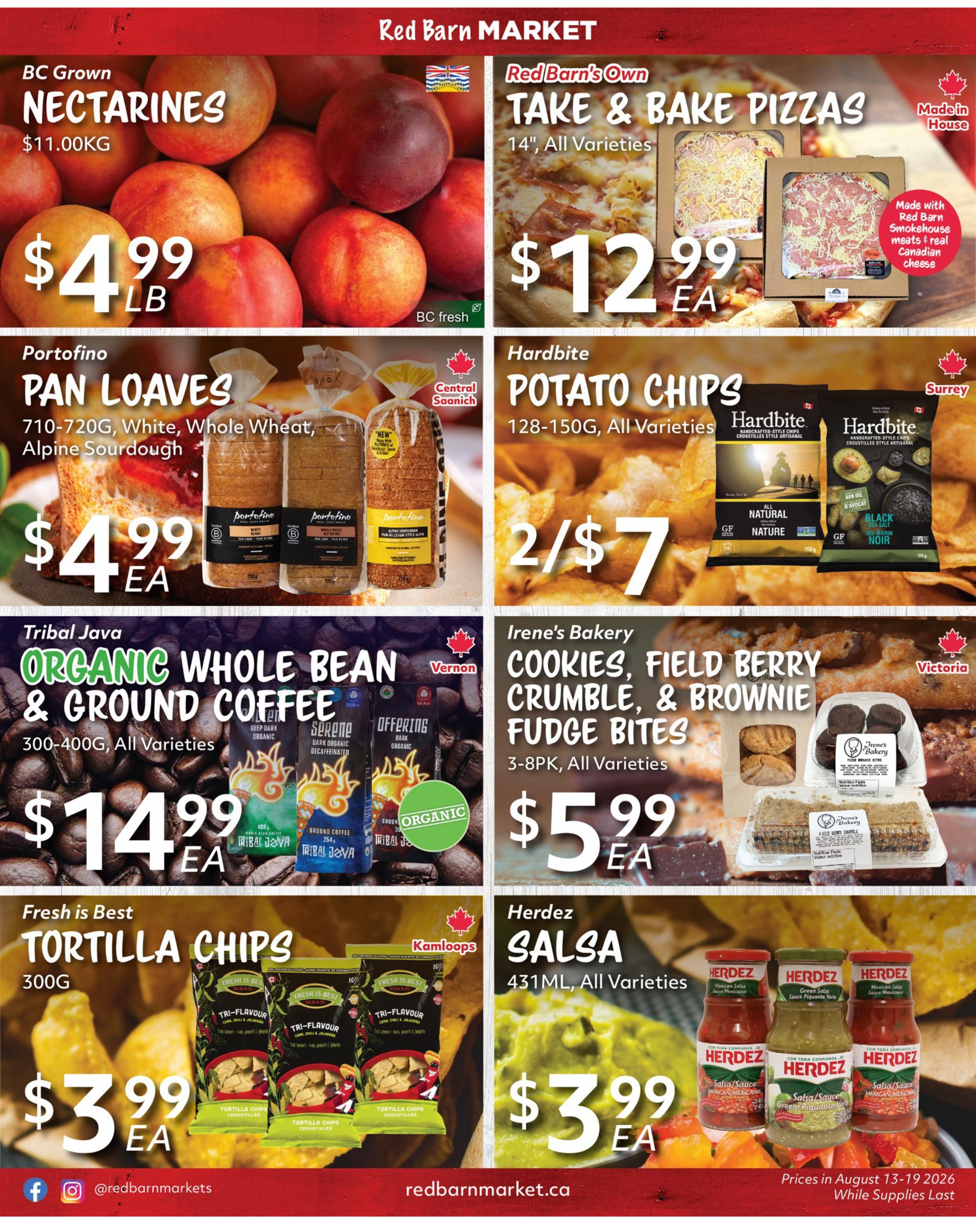 Red Barn Market Flyer August 13 to 19