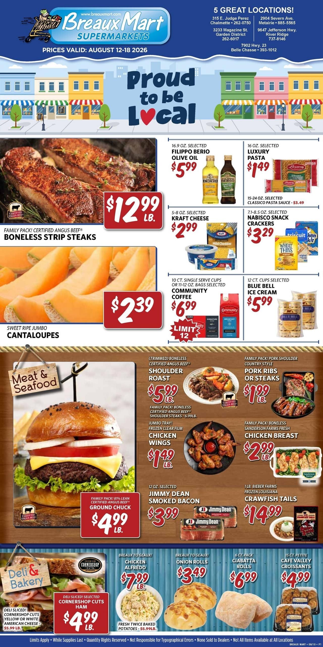 Breaux Mart (Chauvin Area, LA) Weekly Ad August 12 - 18, 2026