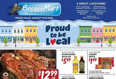 Breaux Mart (Chauvin Area, LA) Weekly Ad August 12 - 18, 2026