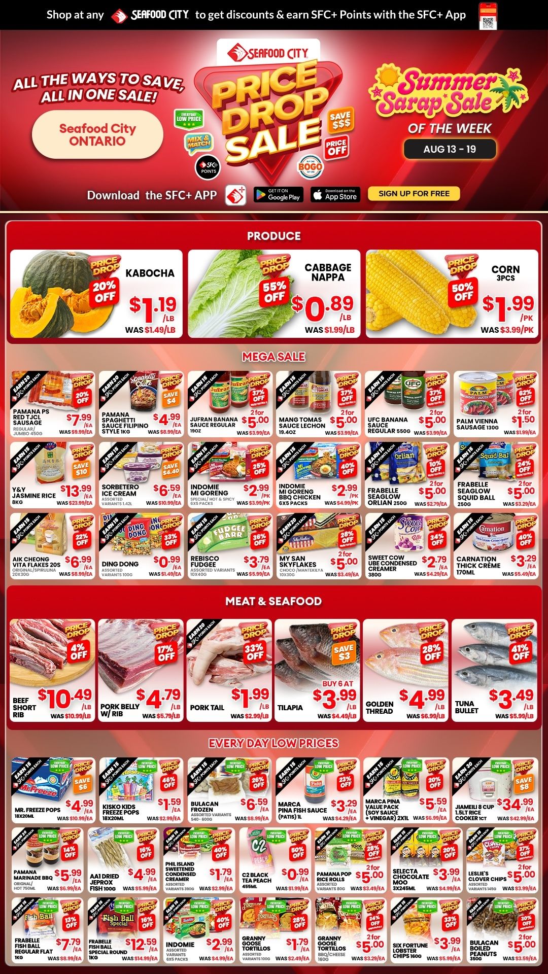 Seafood City Supermarket (ON) Flyer August 13 to 19