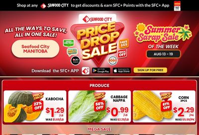 Seafood City Supermarket (MB) Flyer August 13 to 19