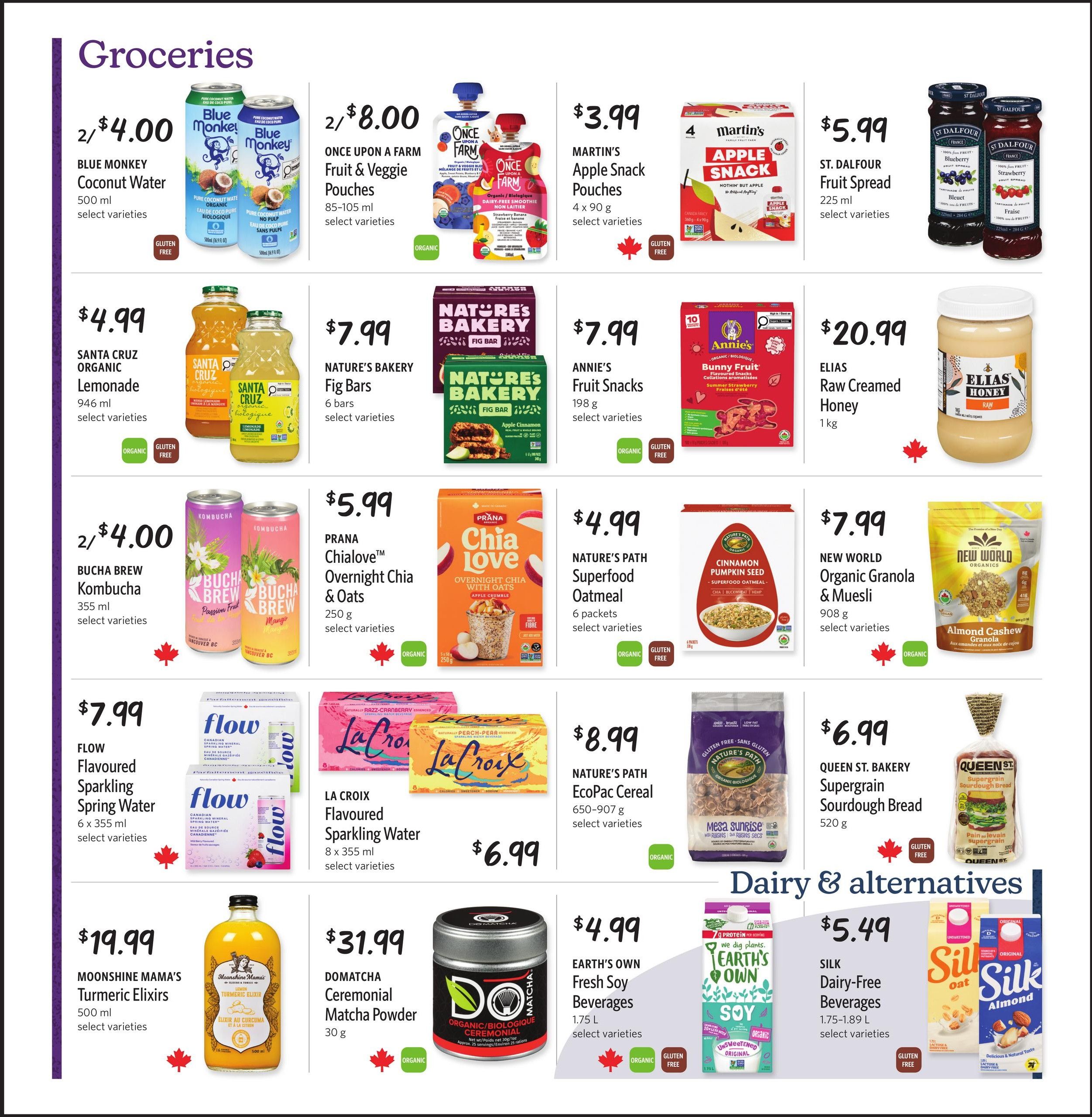 Nature's Fare Markets Flyer August 13 to 26