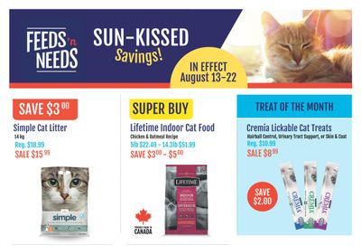 ShurGain Feeds'n Needs Flyer August 13 to 22