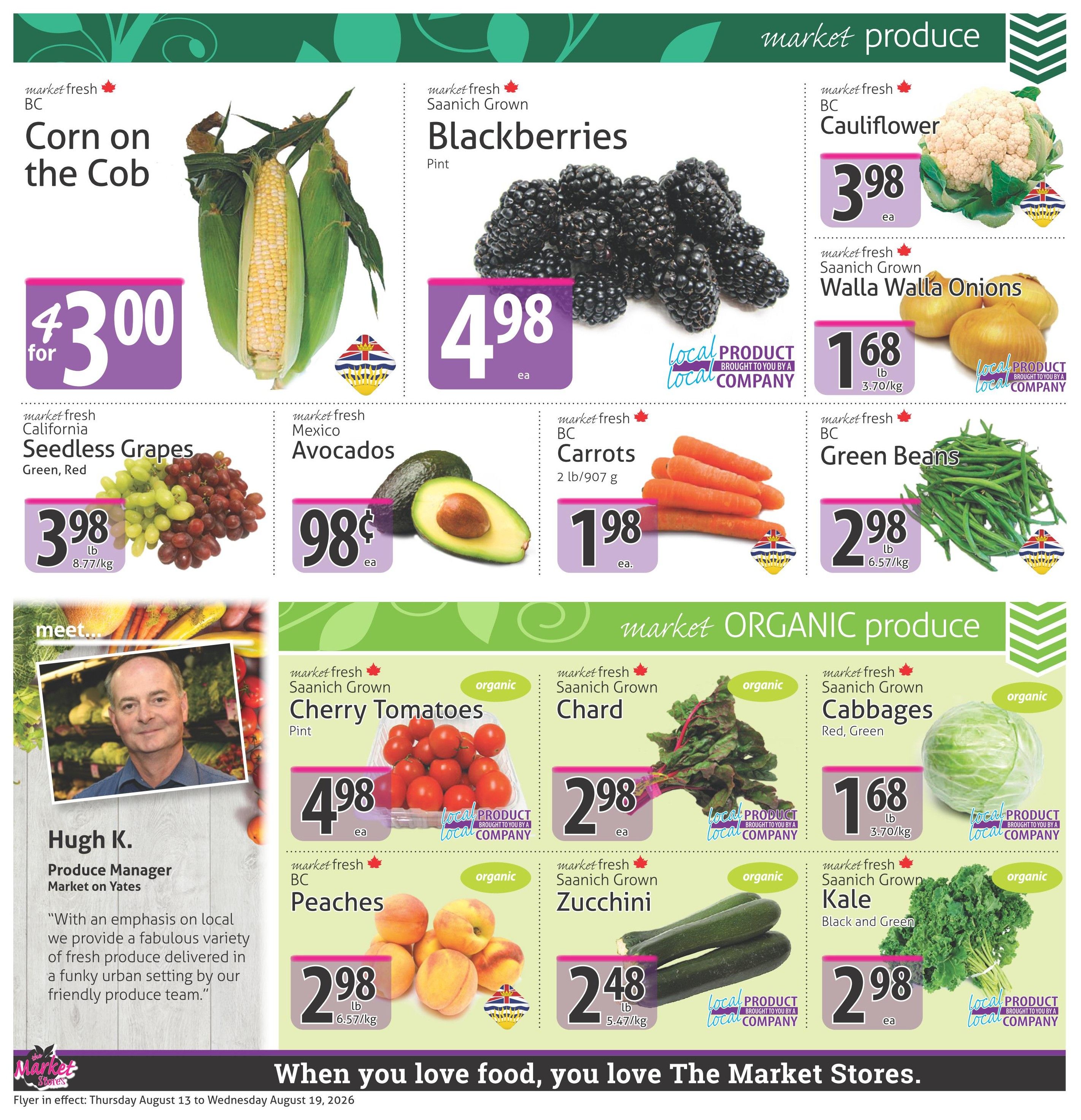 The Market Stores Flyer August 13 to 19