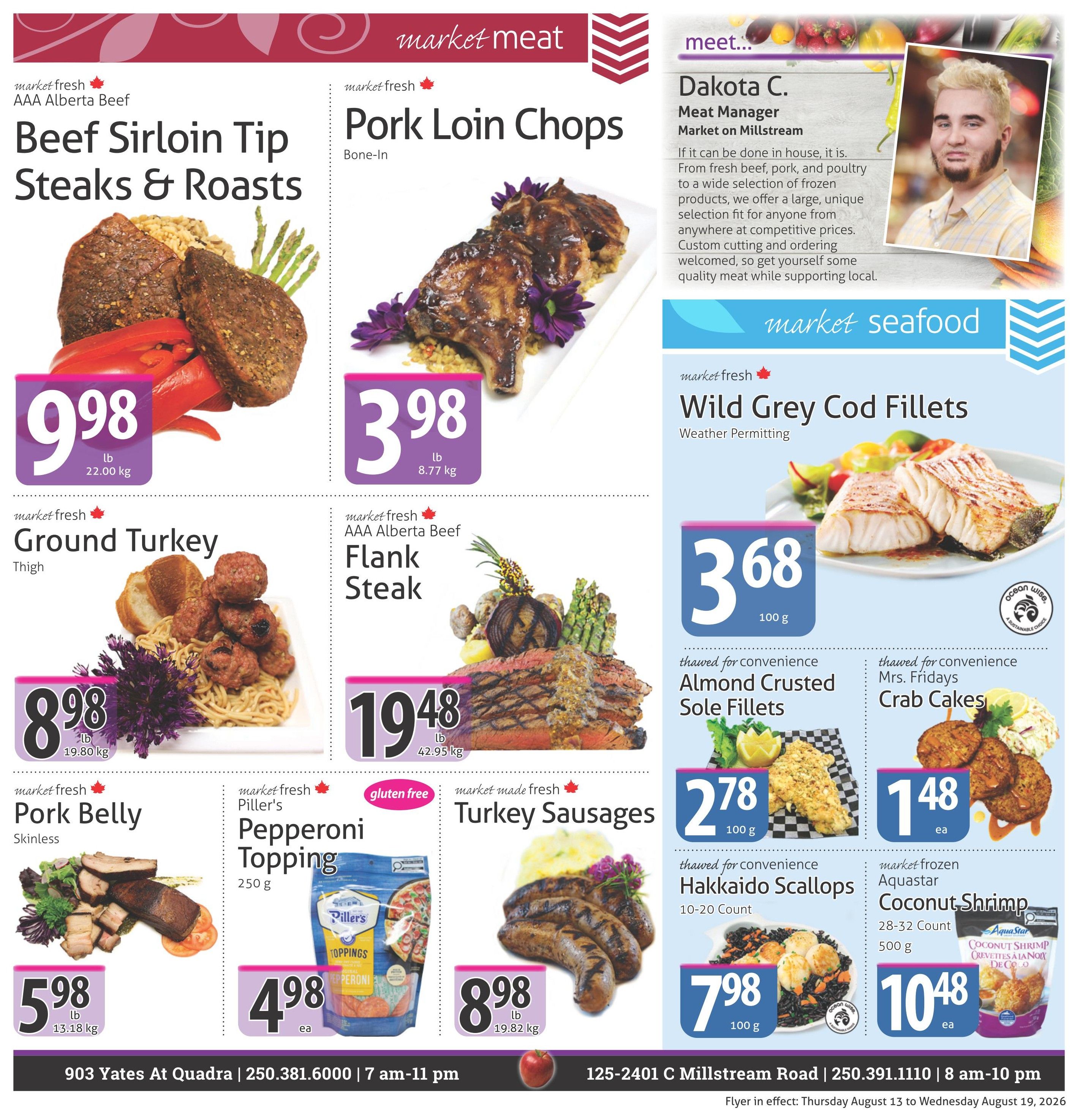 The Market Stores Flyer August 13 to 19