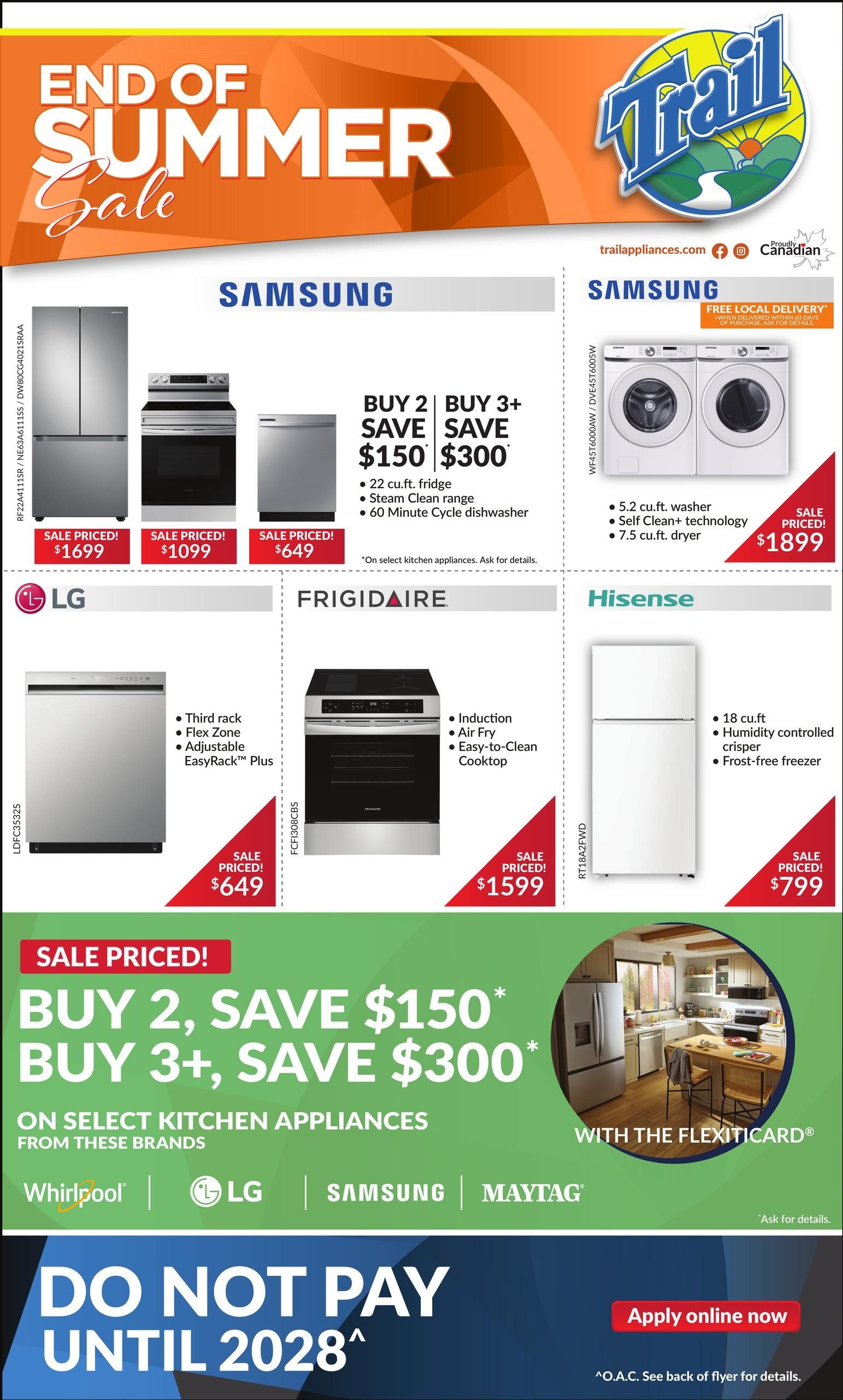 Trail Appliances (AB & SK) Flyer August 13 to 19